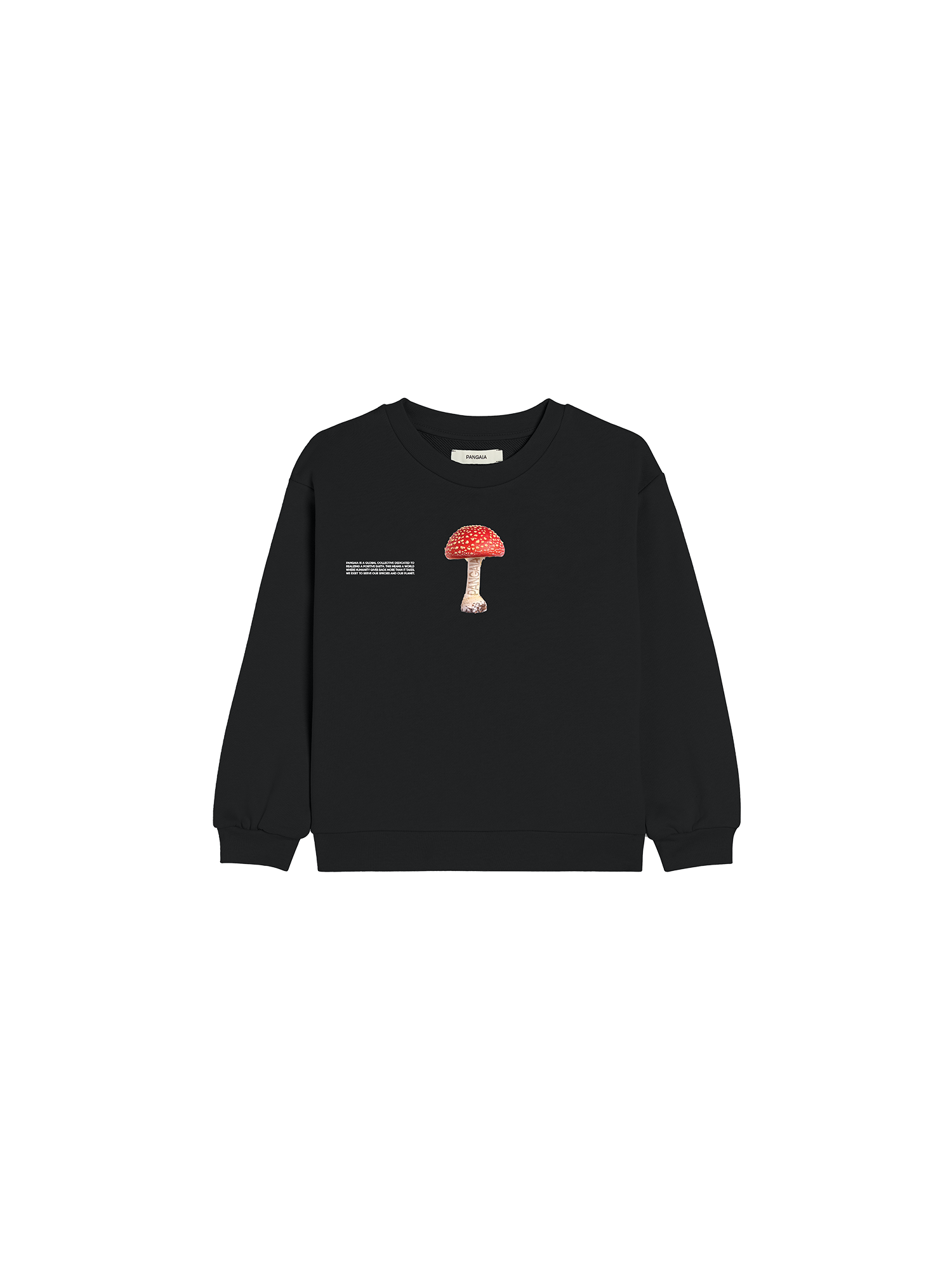 Kids' 365 Midweight Mushroom Sweatshirt—black