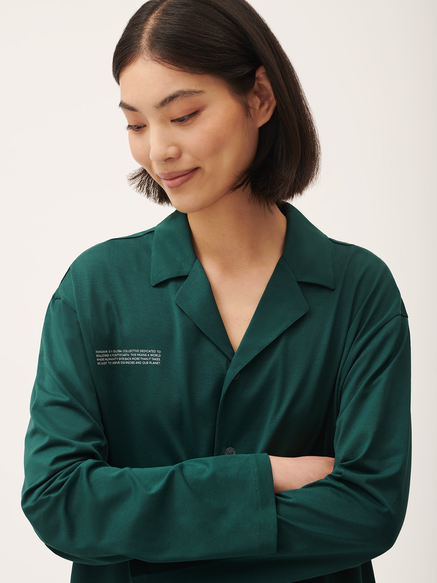 365_Lightweight_Pyjama_Shirt_Foliage_Green_female