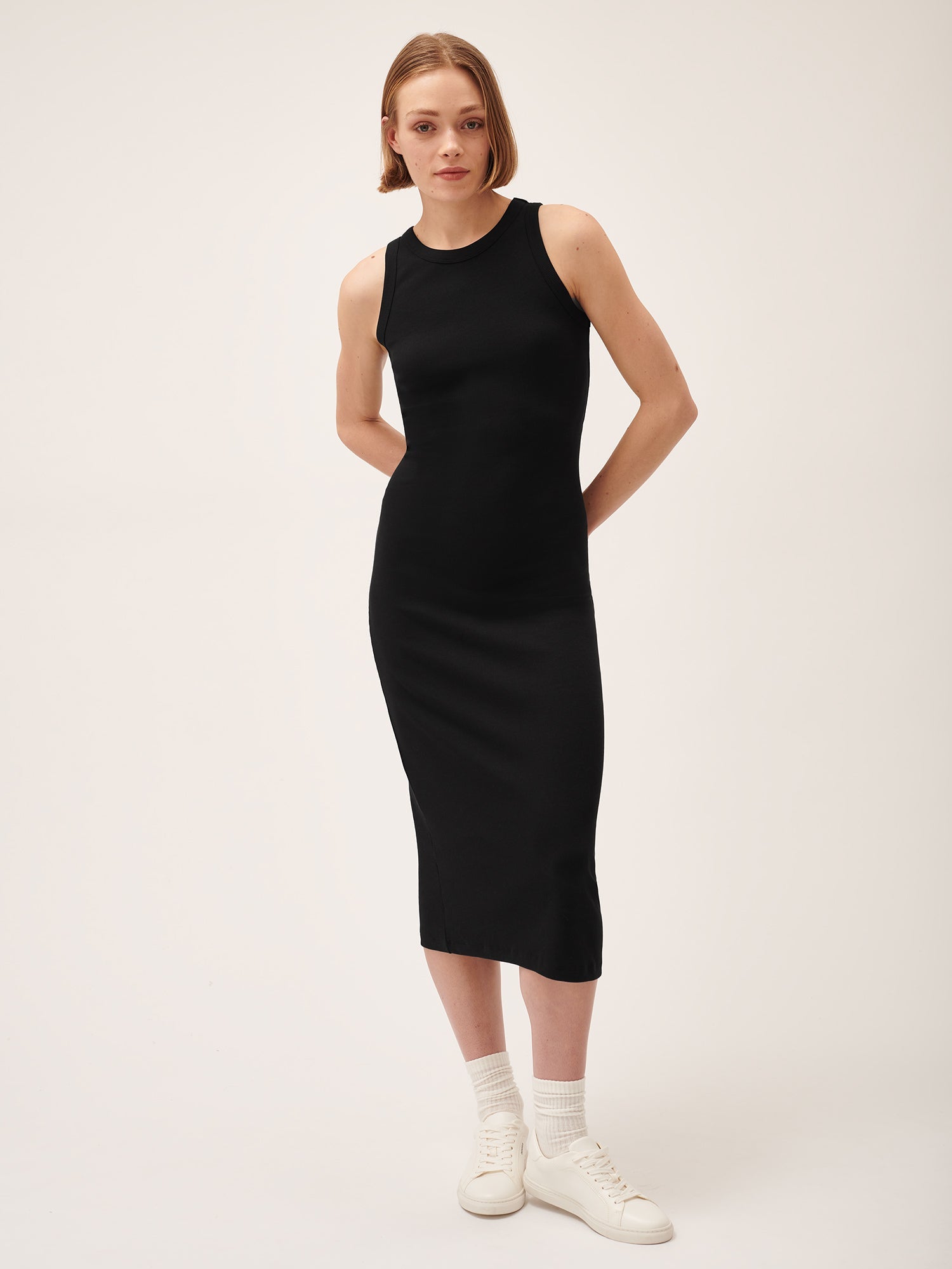 365_Lightweight_Rib_Tank_Dress_Black_female-1