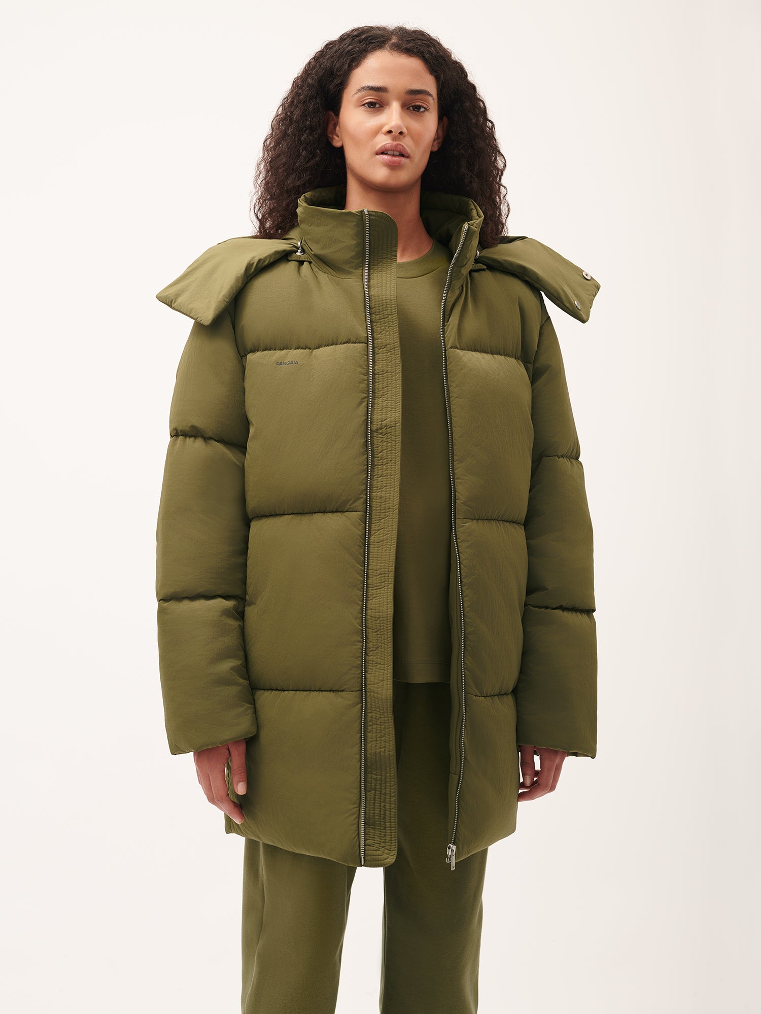 DNA_Flower_Warmth_Long_Puffer_Highland_Green_female