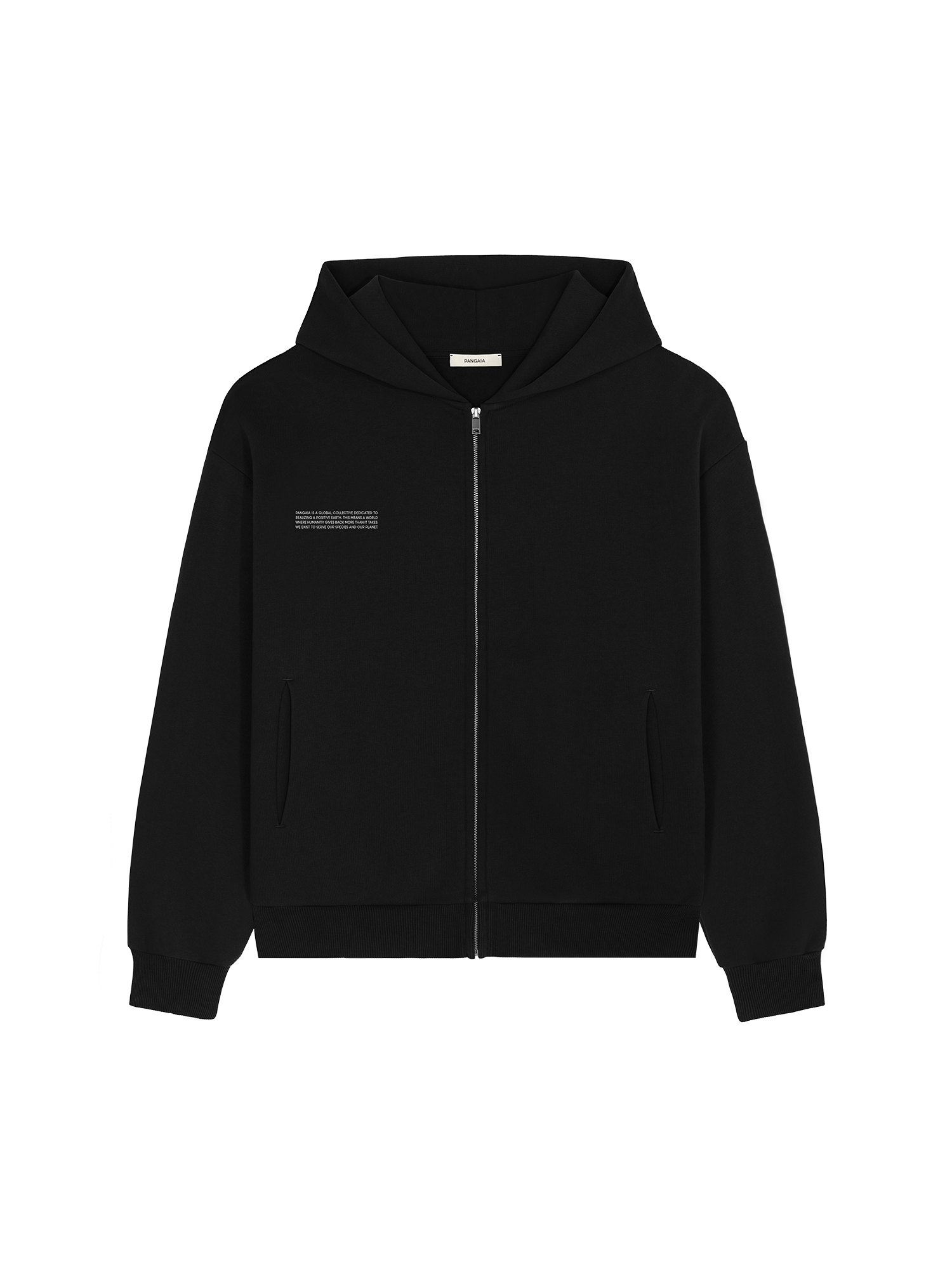 Womens DNA Heavyweight Zipped Hoodie—black