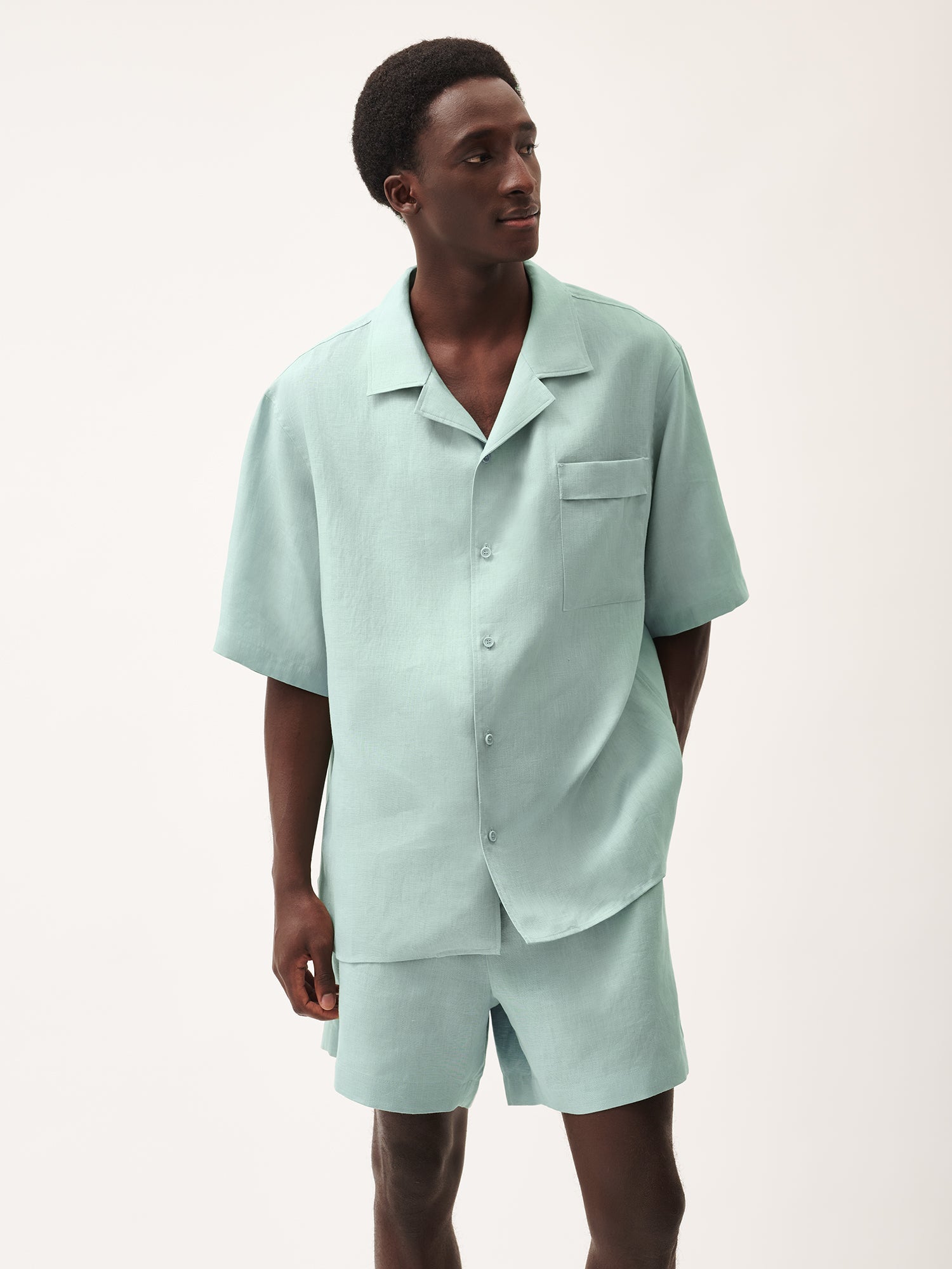 DNA_Linen_Camp_Collar_Shirt_Eucalyptus_Blue_Male-1