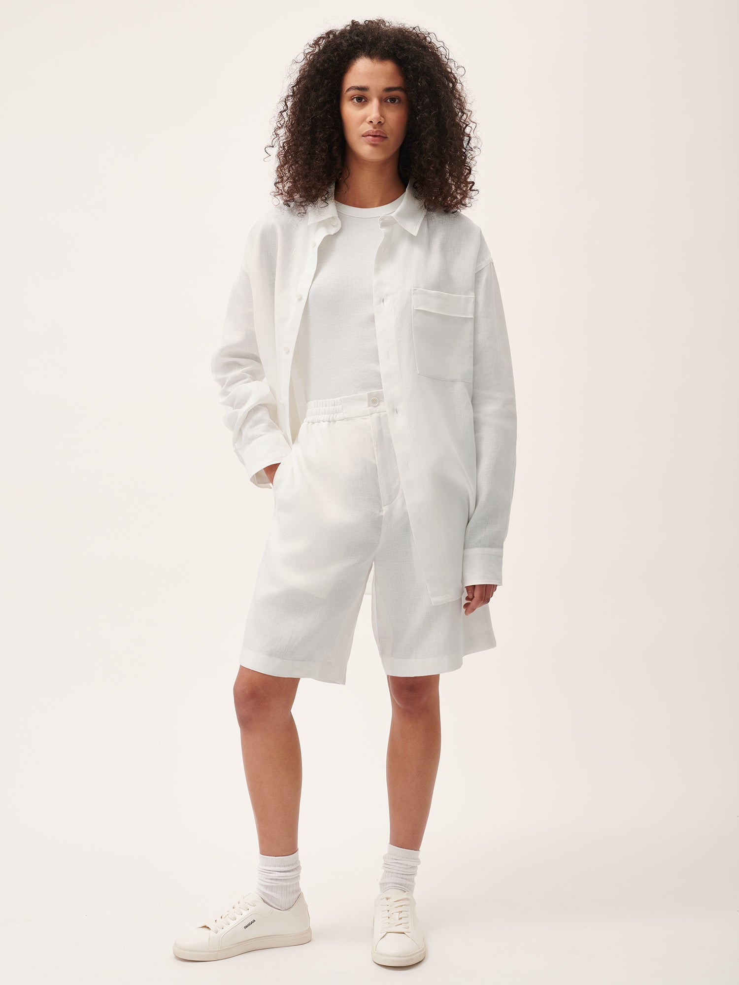 DNA_Linen_Long_Shorts_Off_White_female-1