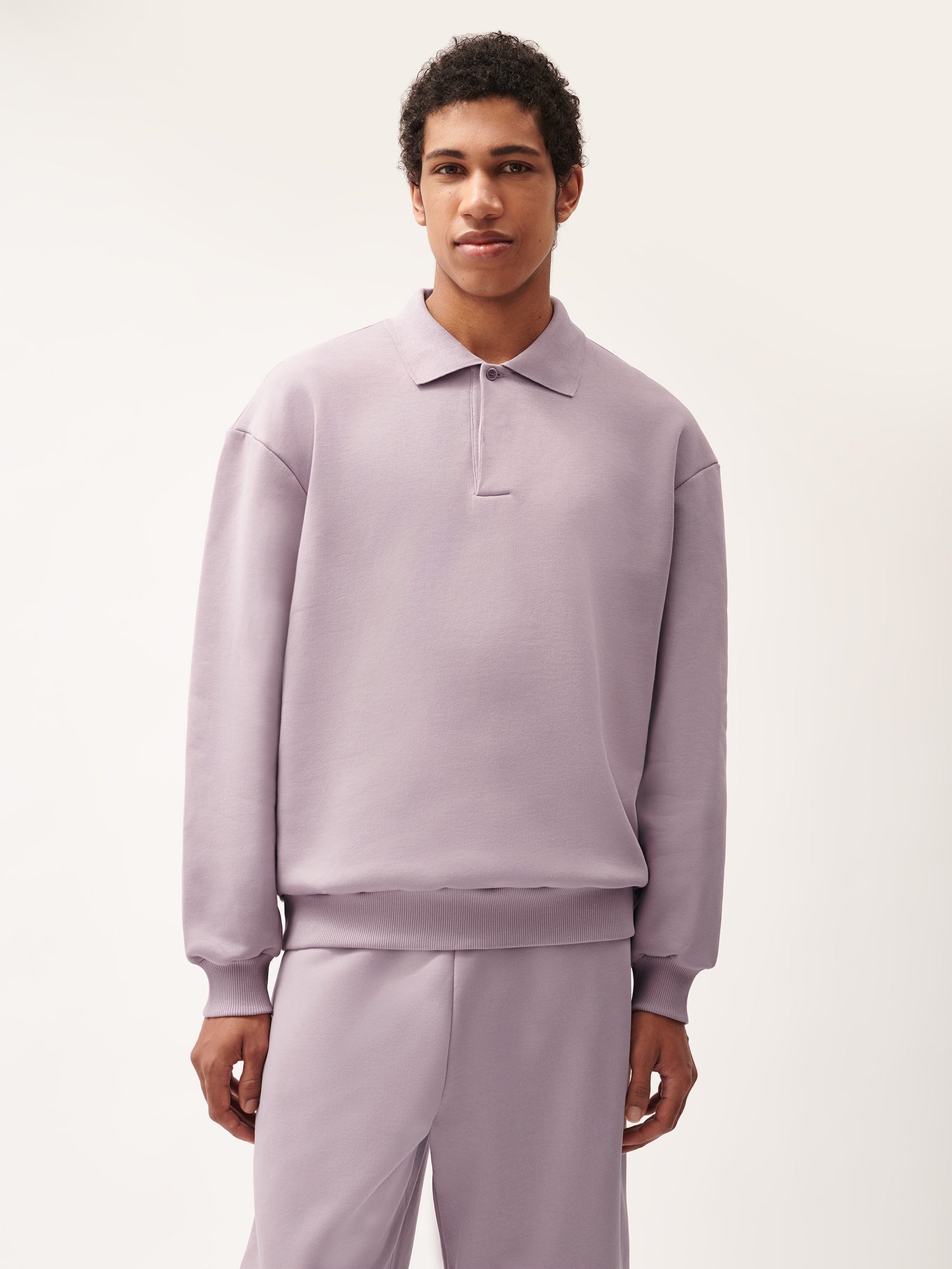 DNA_Polo_Neck_Sweatshirt_Raisin_Purple-male-1