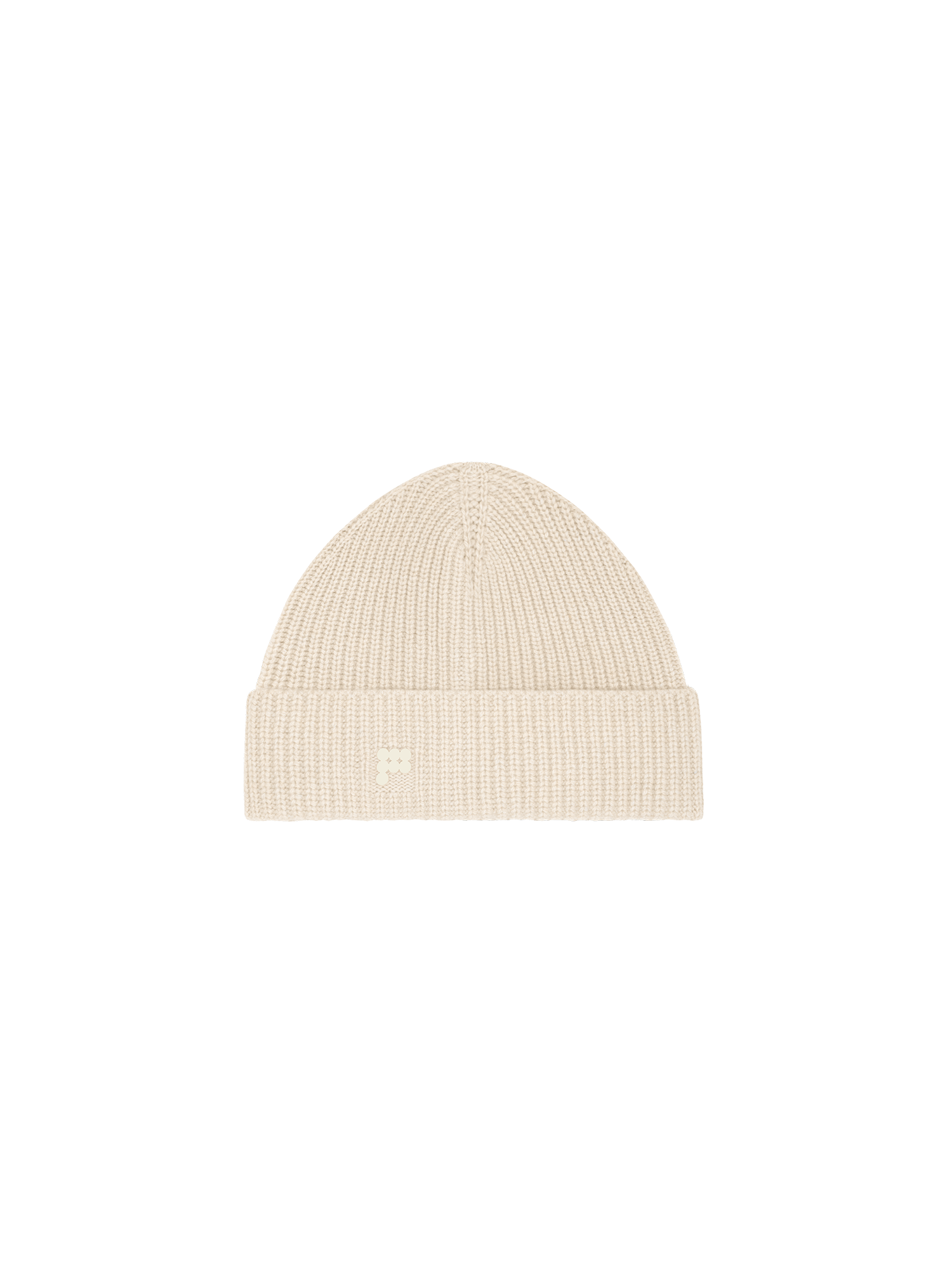 DNA Recycled Cashmere Beanie—ecru ivory