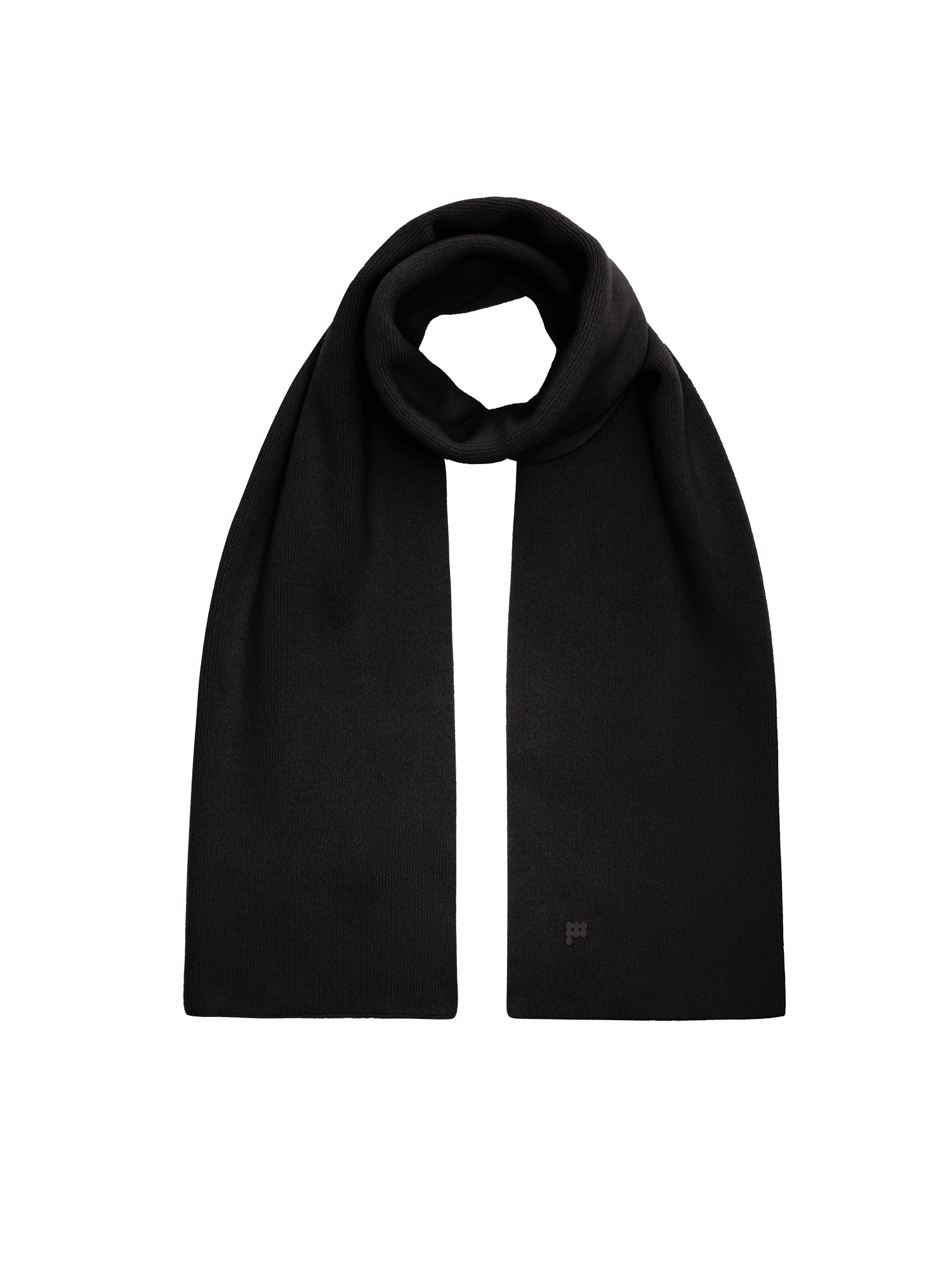 DNA_Recycled_Cashmere_Scarf_Black_packshot