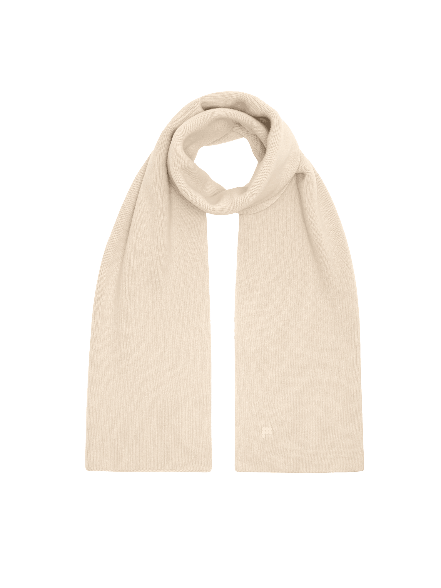 DNA_Recycled_Cashmere_Scarf_Ecru_Ivory_packshot