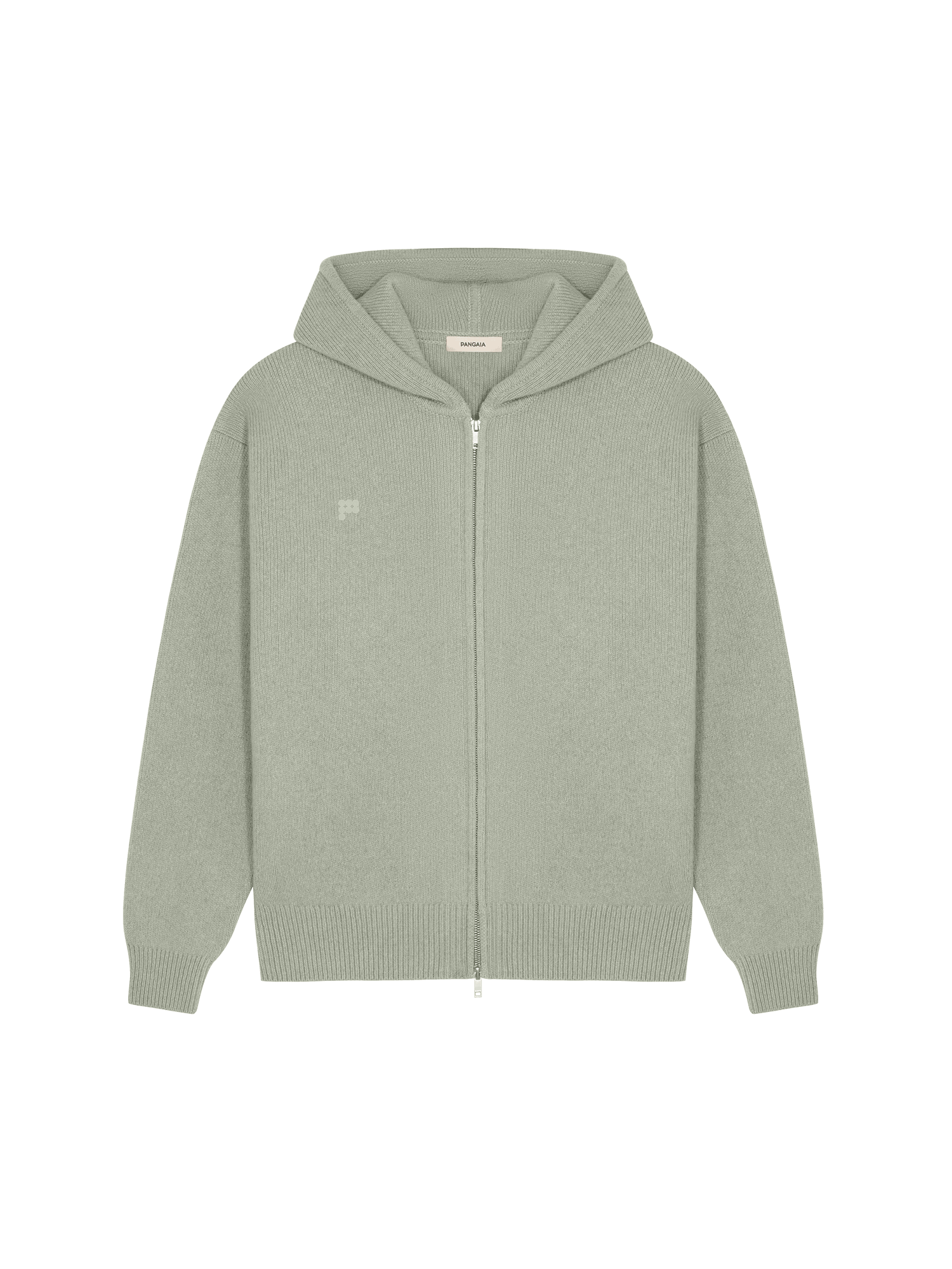 Womens DNA Recycled Cashmere Hoodie—moss green