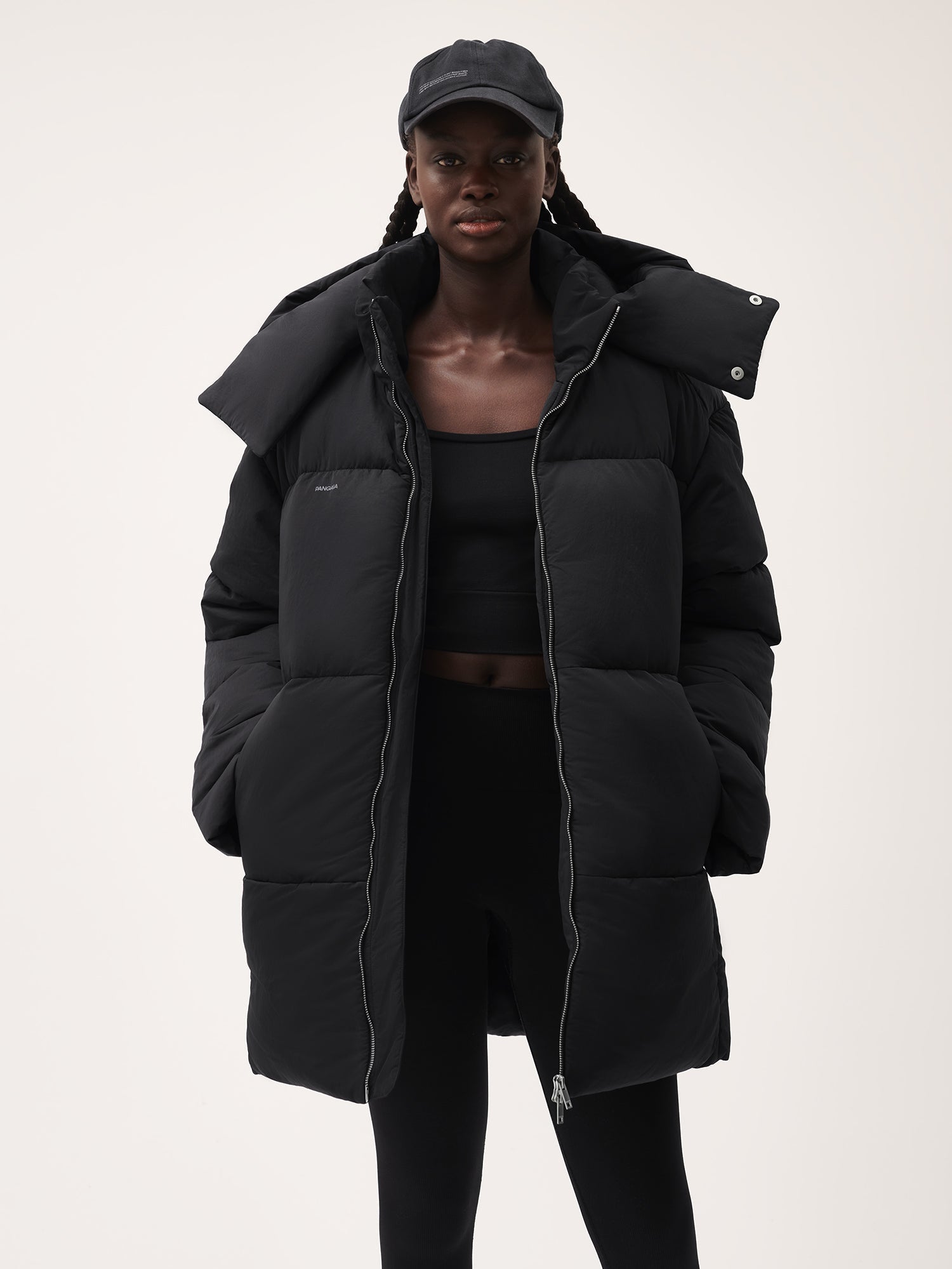 FLWRDWN_Recycled_Nylon_Exaggerated_Long_Puffer_Black_female-1