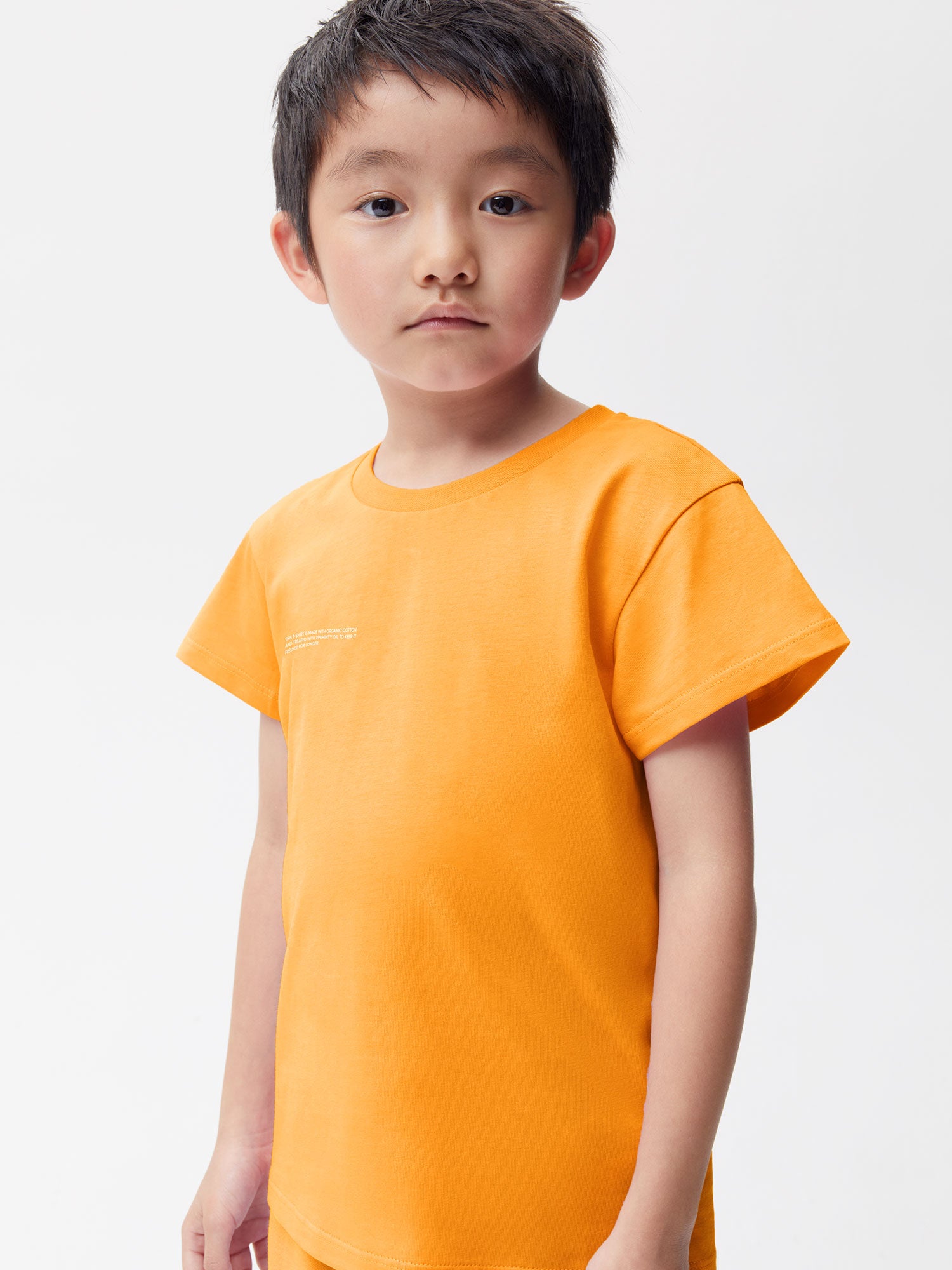 Kids-Summer-Fruits-Organic-Cotton-T-Shirt-Tangerine-3