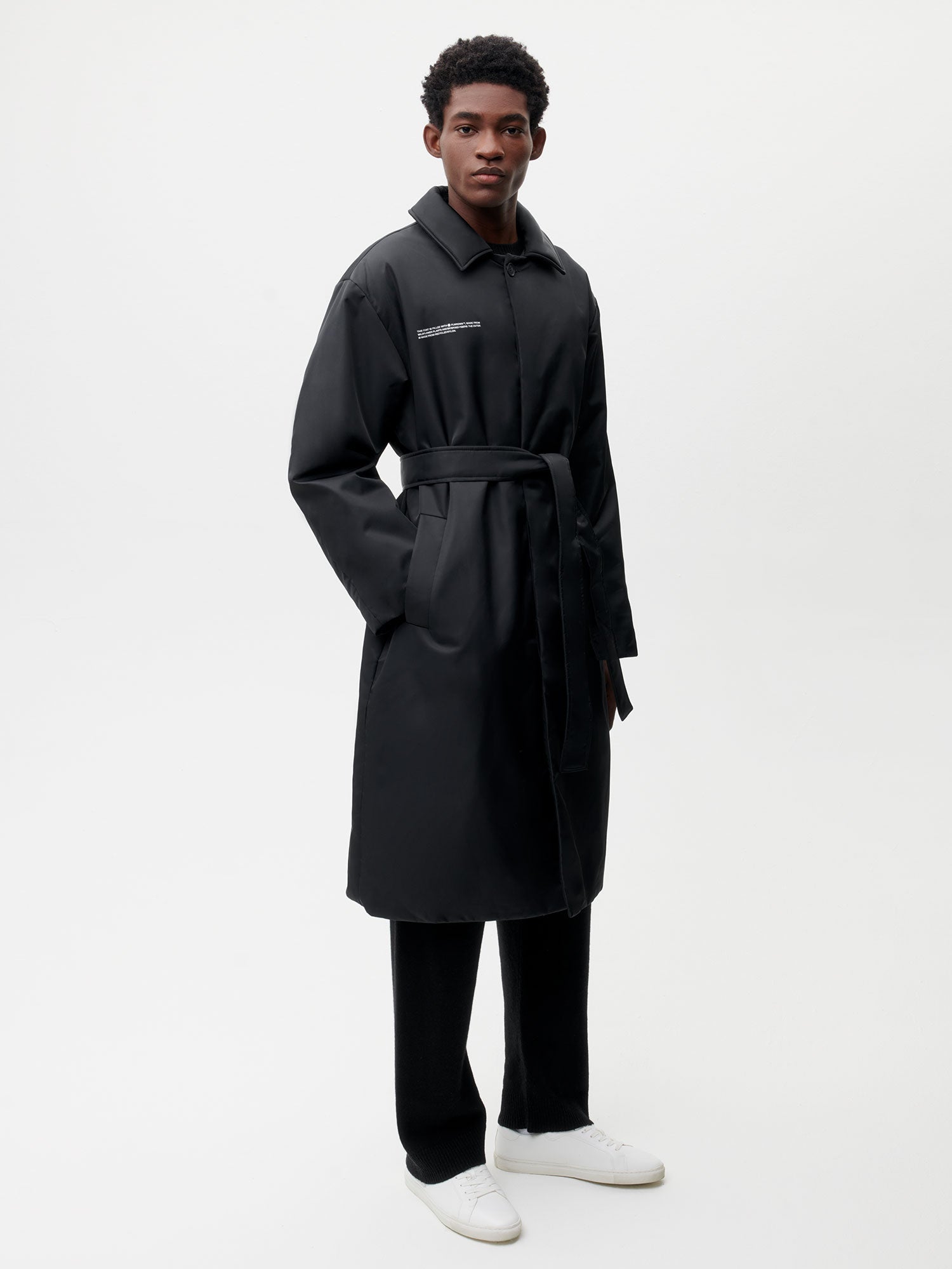 Recycled-Nylon-NW-FLWRDWN-Trench-Coat-Black-Male-1