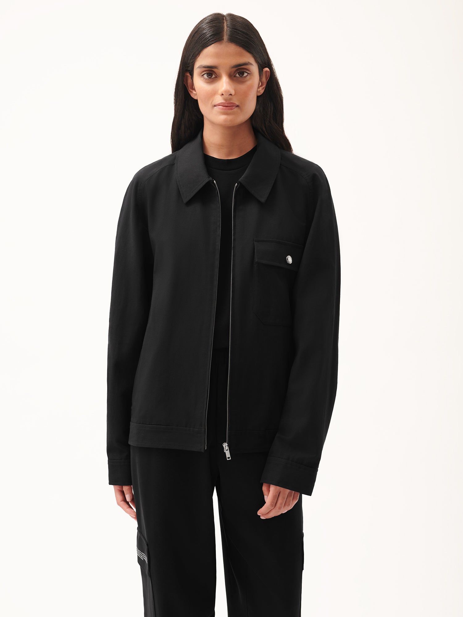 UnisexHarringtonJacket_Black_female-1