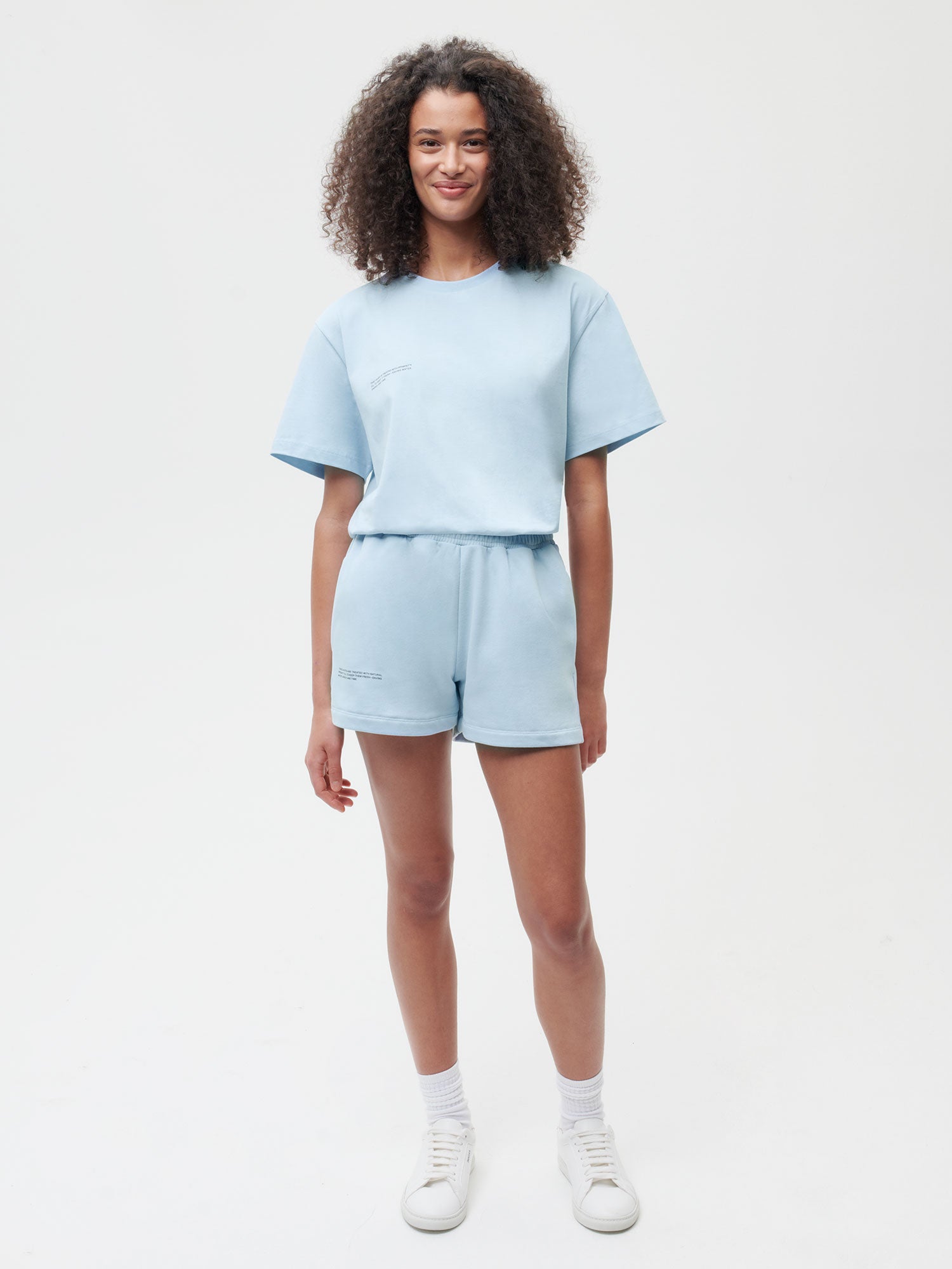 Organic Cotton Shorts Baby Blue Female