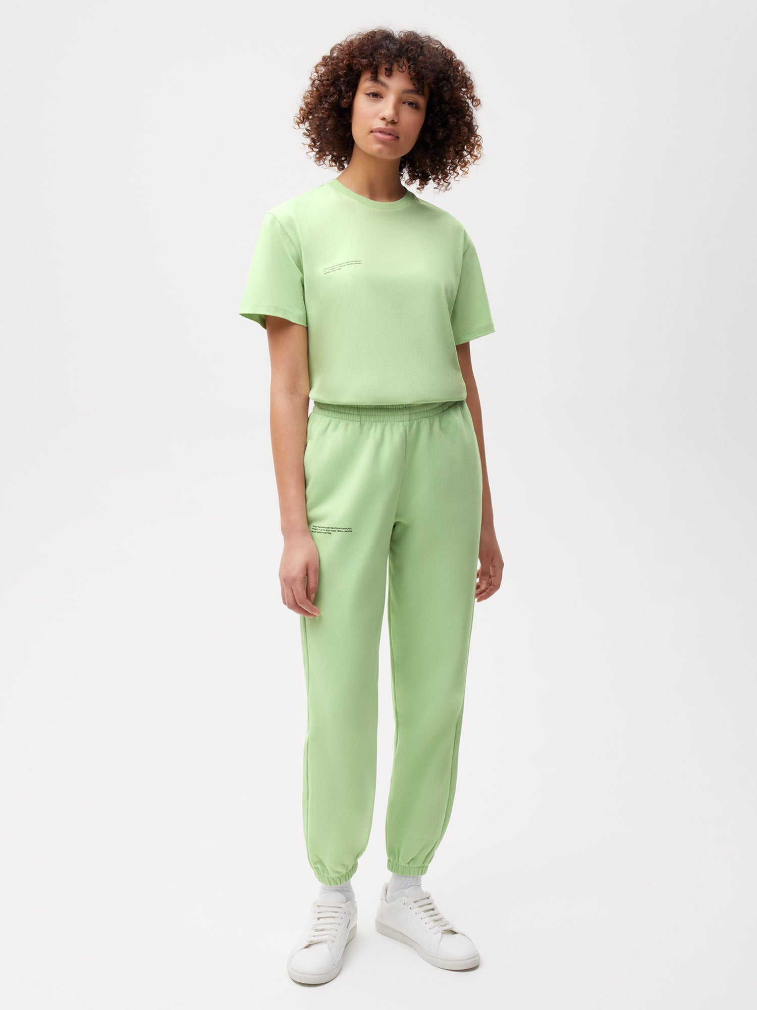 Organic Cotton Track Pants Pistachio Female