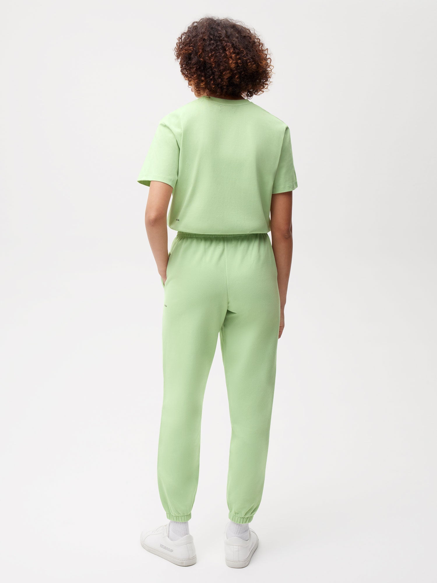 Organic Cotton Track Pants Pistachio Female