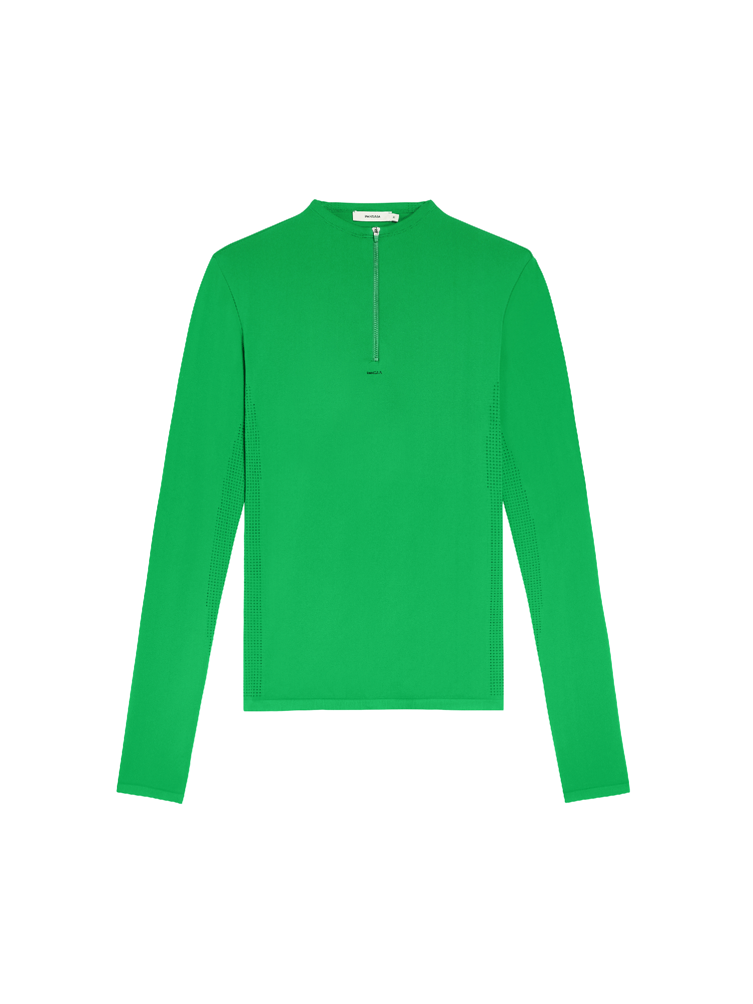 Men’s Activewear Zipped Long Sleeve Shirt 2.0—jade green-packshot-3