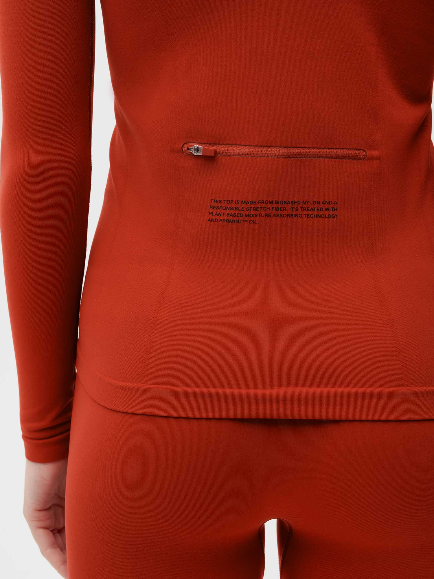 Activewear Womens Long Sleeve Top Jasper Red 