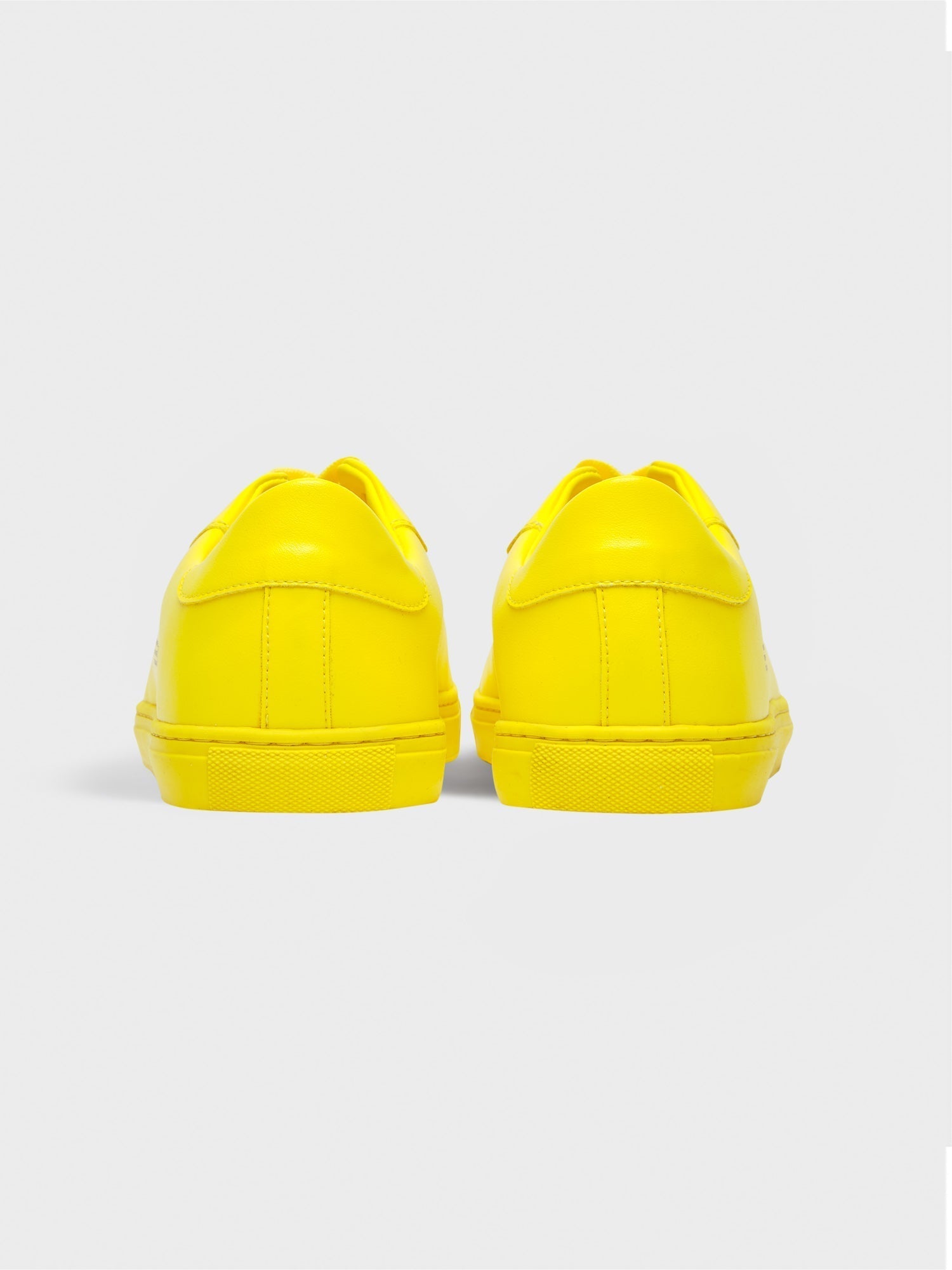 Grape Leather Sneakers Saffron Yellow