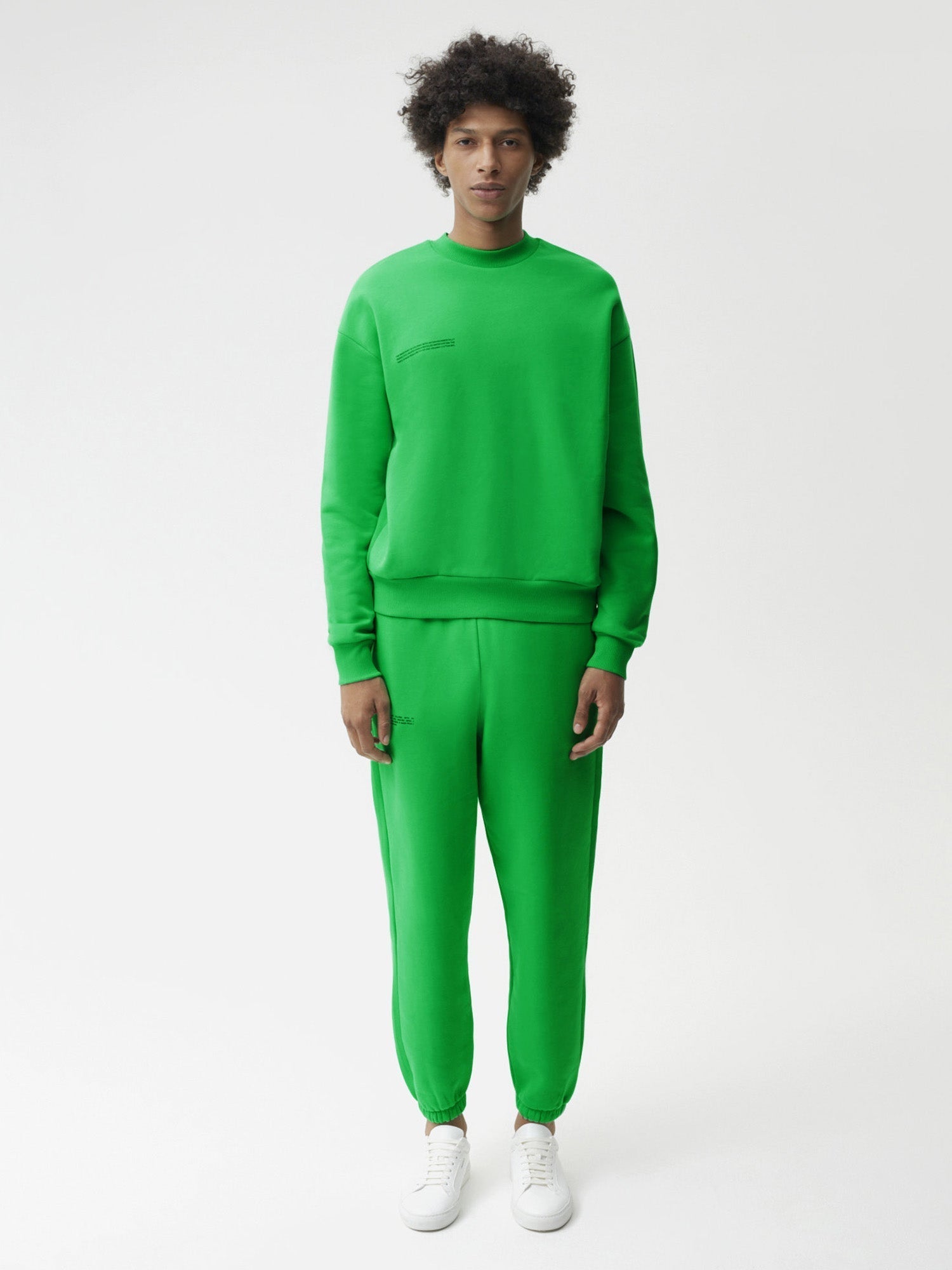 Heavyweight Recycled Cotton Sweatshirt Jade Green-Male-1