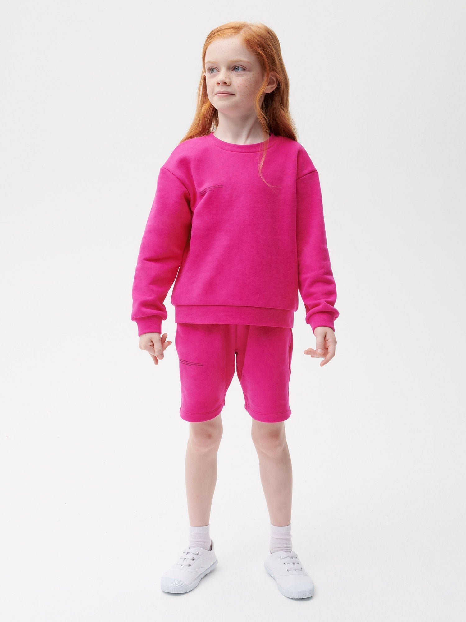Kids Long Shorts Foxglove Pink