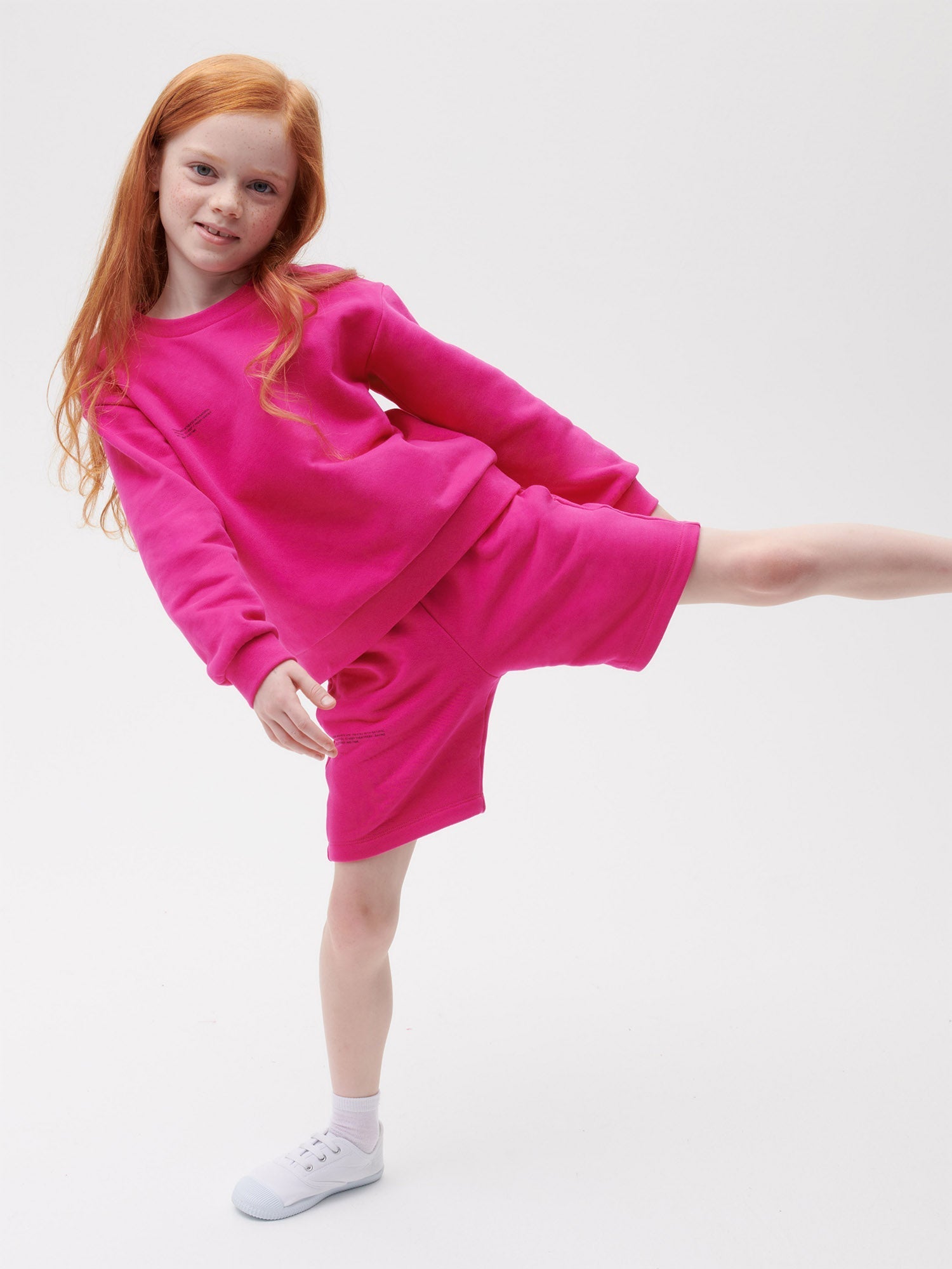 Kids Long Shorts Foxglove Pink
