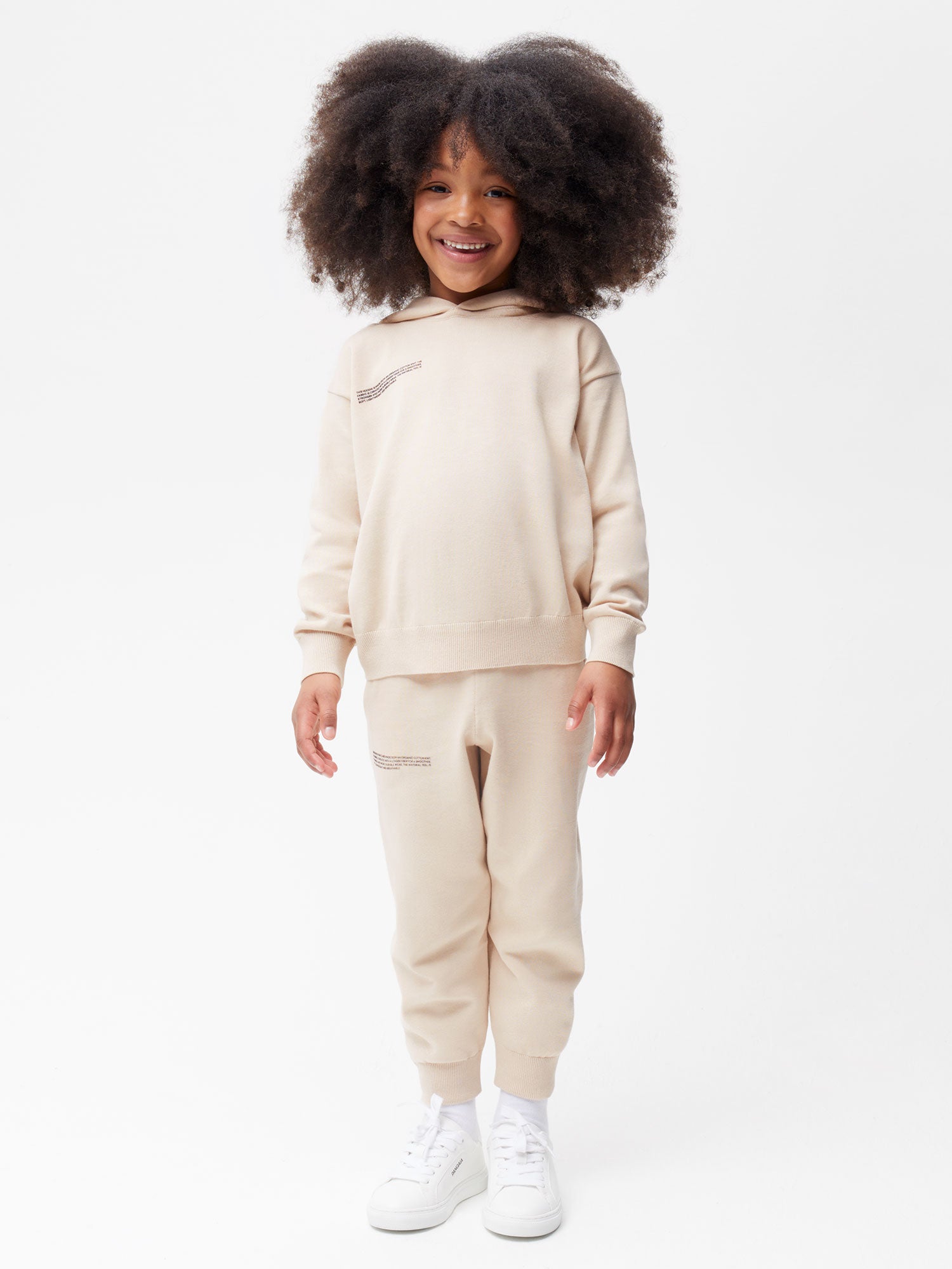 Kids-Cotton-Knit-Hoodie-Sand-1