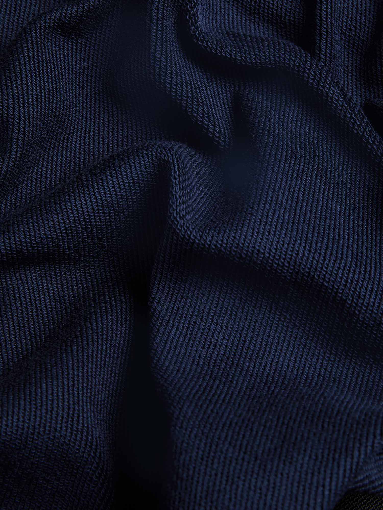 Kids Organic Cotton Long Shorts Navy Blue