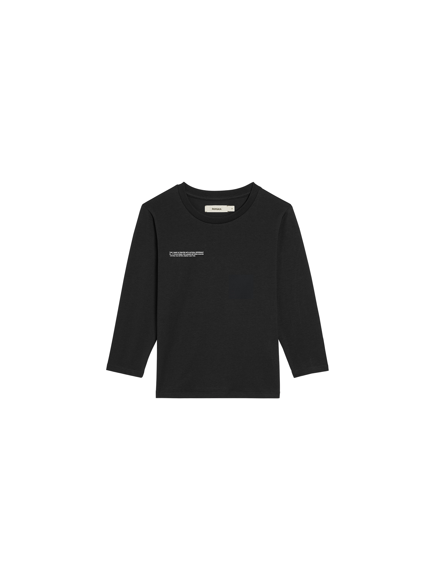 Kids 365 PPRMINT Long Sleeve T-shirt Core—black-packshot-3
