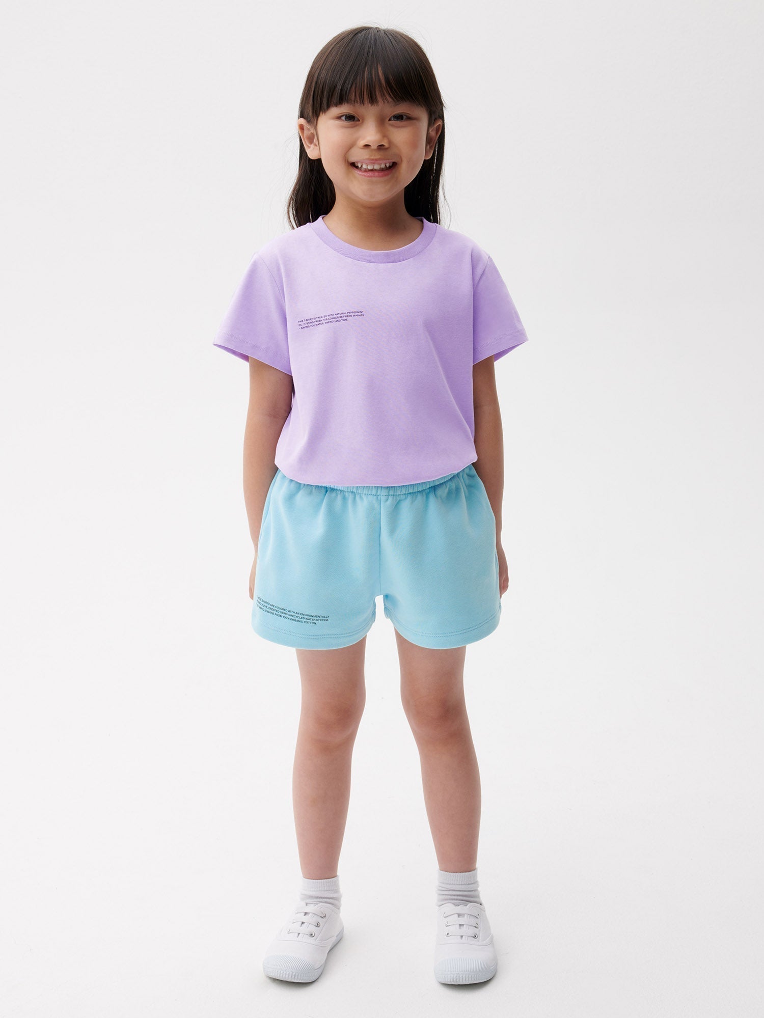 Kids Organic Cotton Shorts Celestial Blue