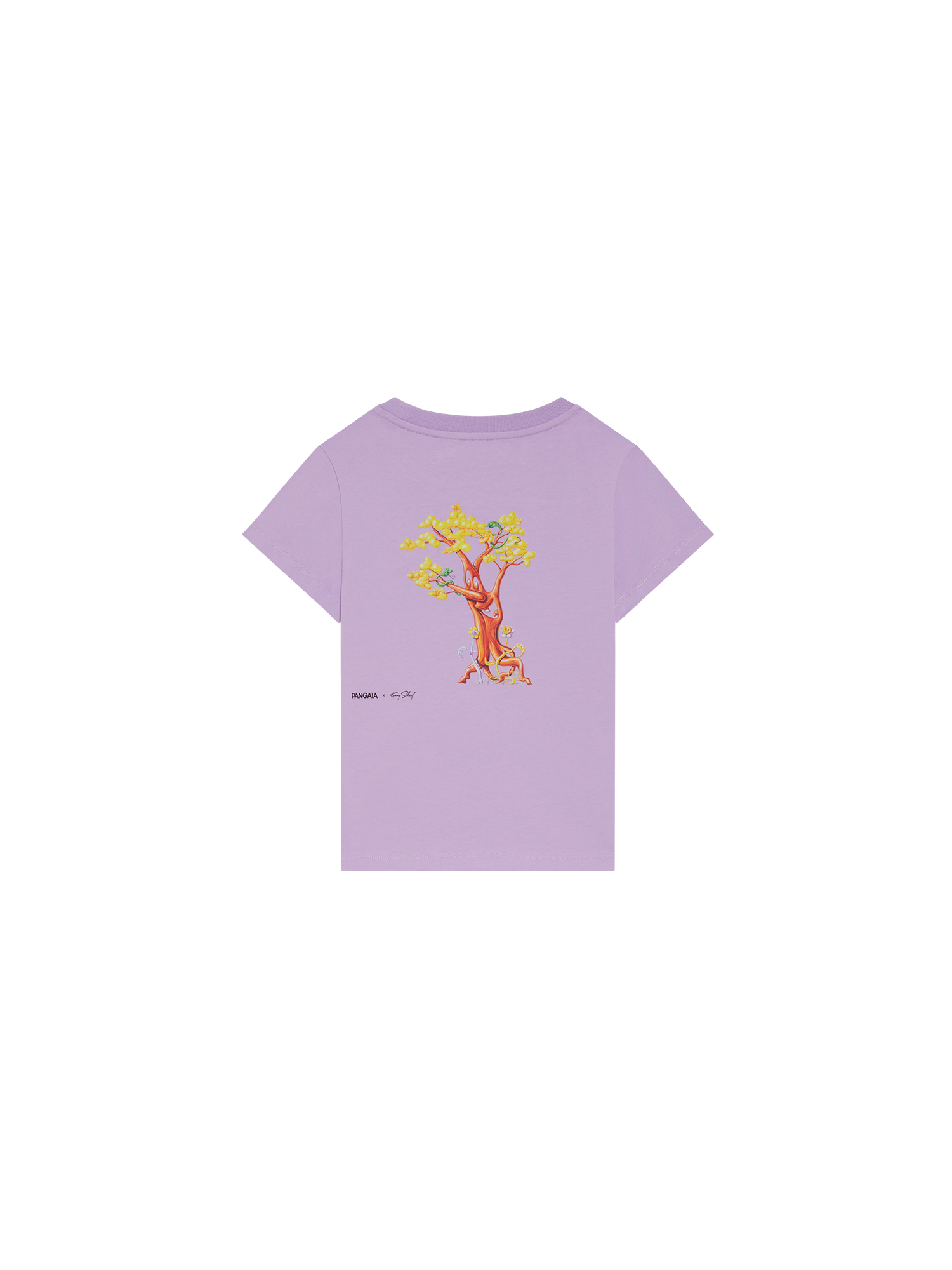 Pangaia x Kenny Scharf Kids 365 PPRMINT T-shirt - Paradis Perdu—orchid purple-packshot-3