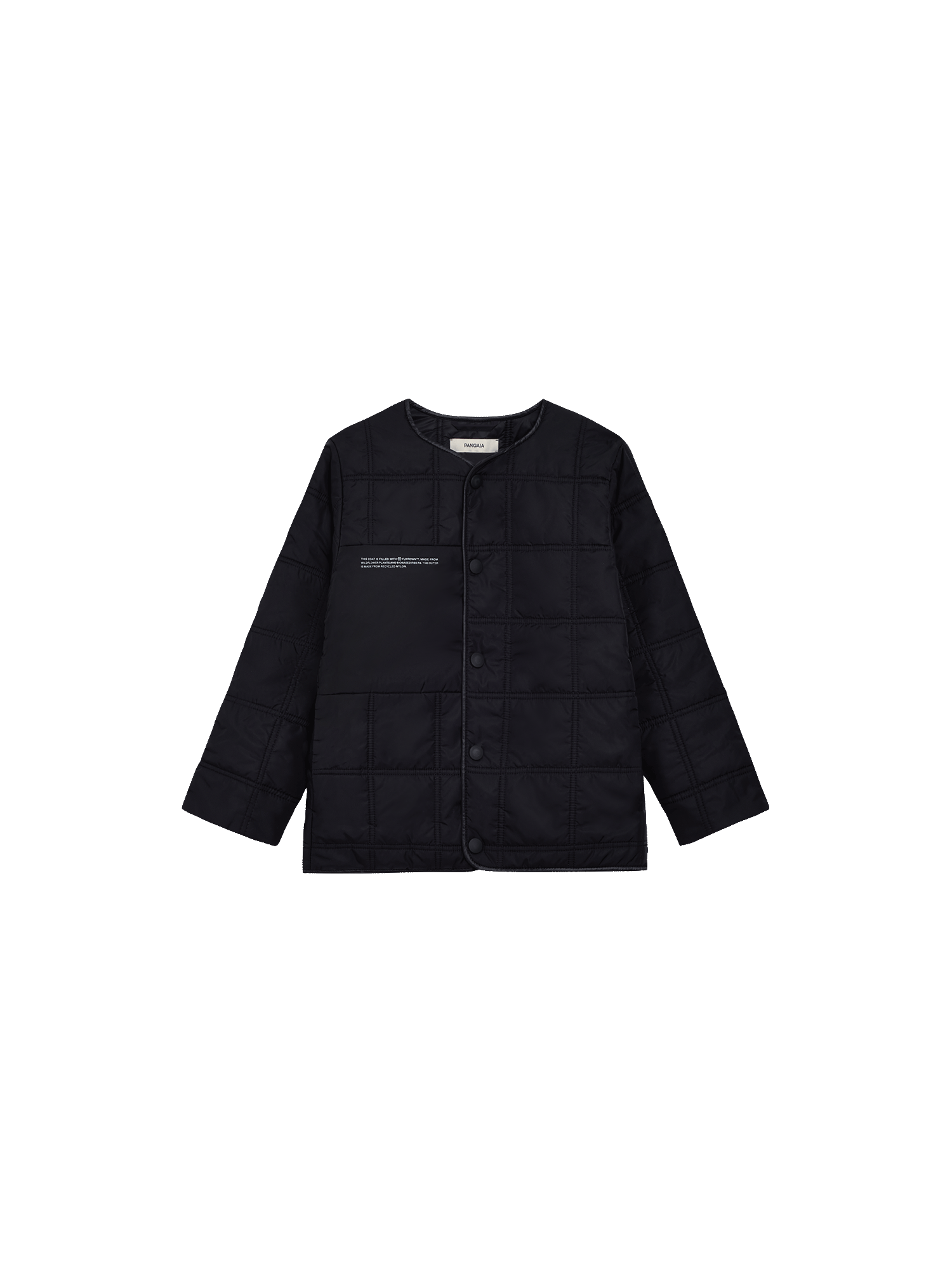 Kids-Recycled-Nylon-NW-Flwrdwn-Quilted-Collarless-Jacket-Black-packshot-3