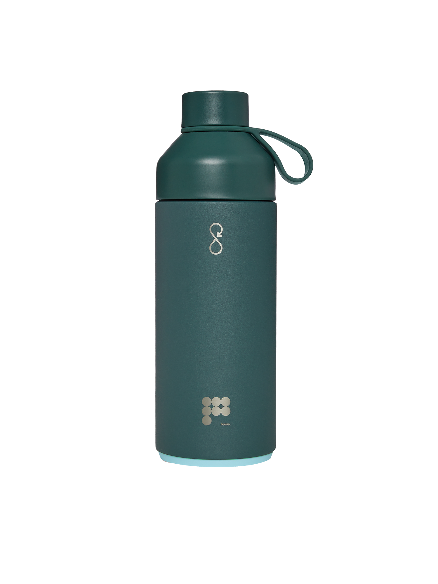 Pangaia Ocean Bottle - 1 Litre—rosemary green packshot-3