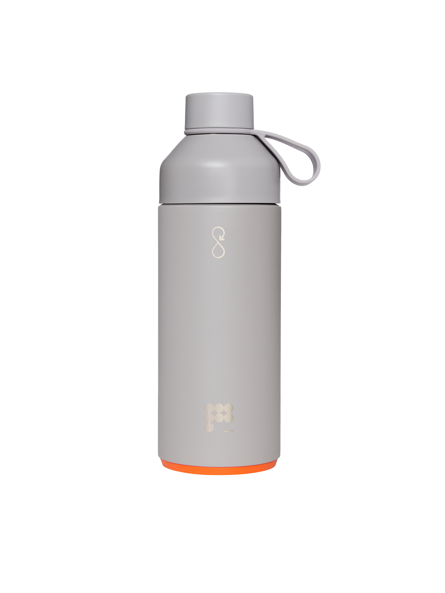Pangaia Ocean Bottle - 1 Litre—grey marl packshot-3