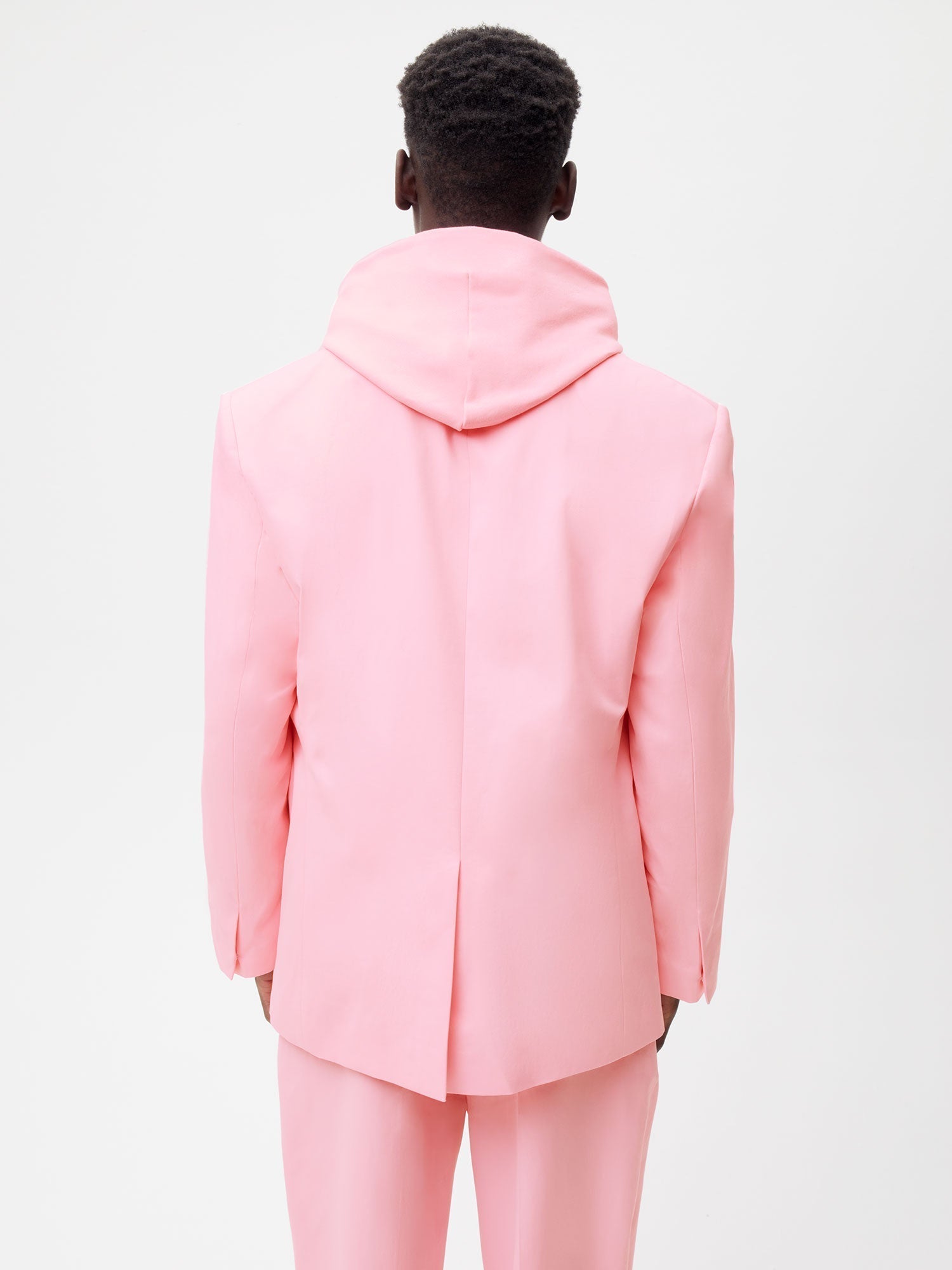 Organic Cotton Oversized Tailored Jacket Sakura Pink Male