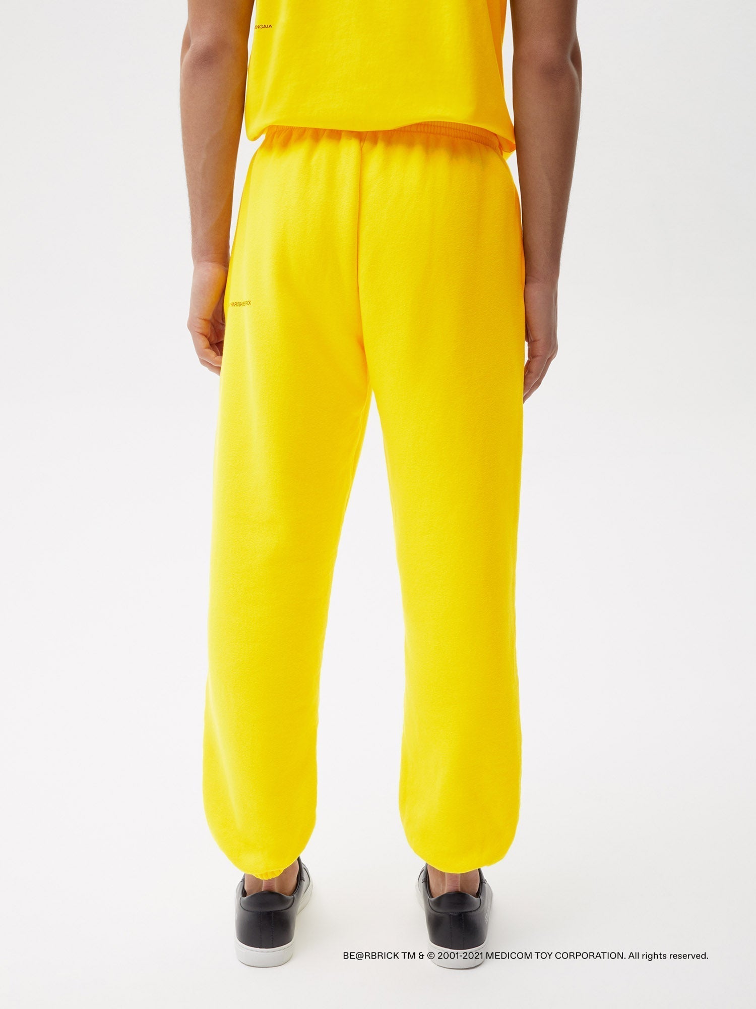 Pangaia Haroshi Bearbrick Heavyweight Organic Cotton Track Pants Saffron Yellow Male