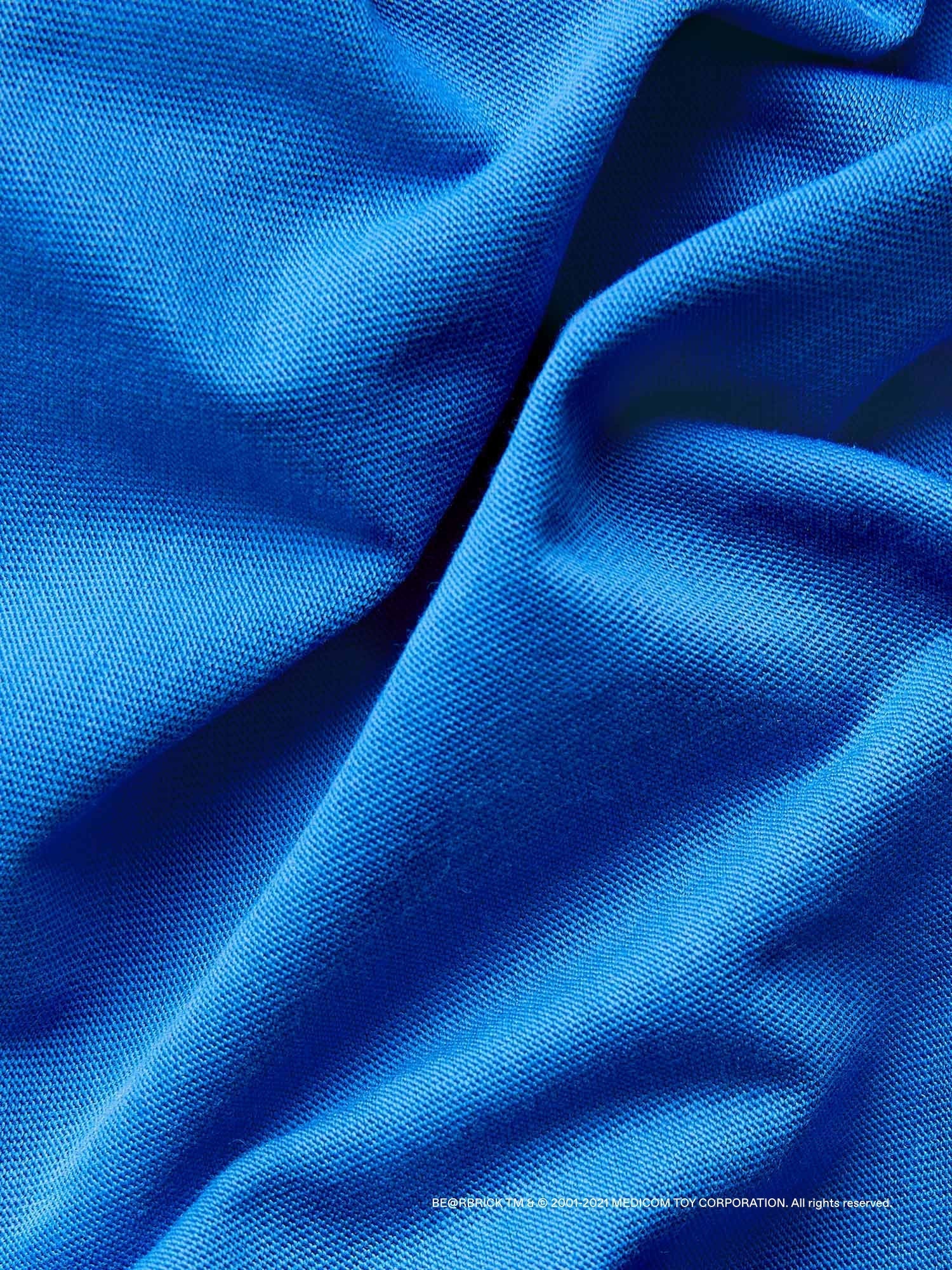 Pangaia Haroshi Bearbrick Kids Organic T Shirt Cobalt Blue