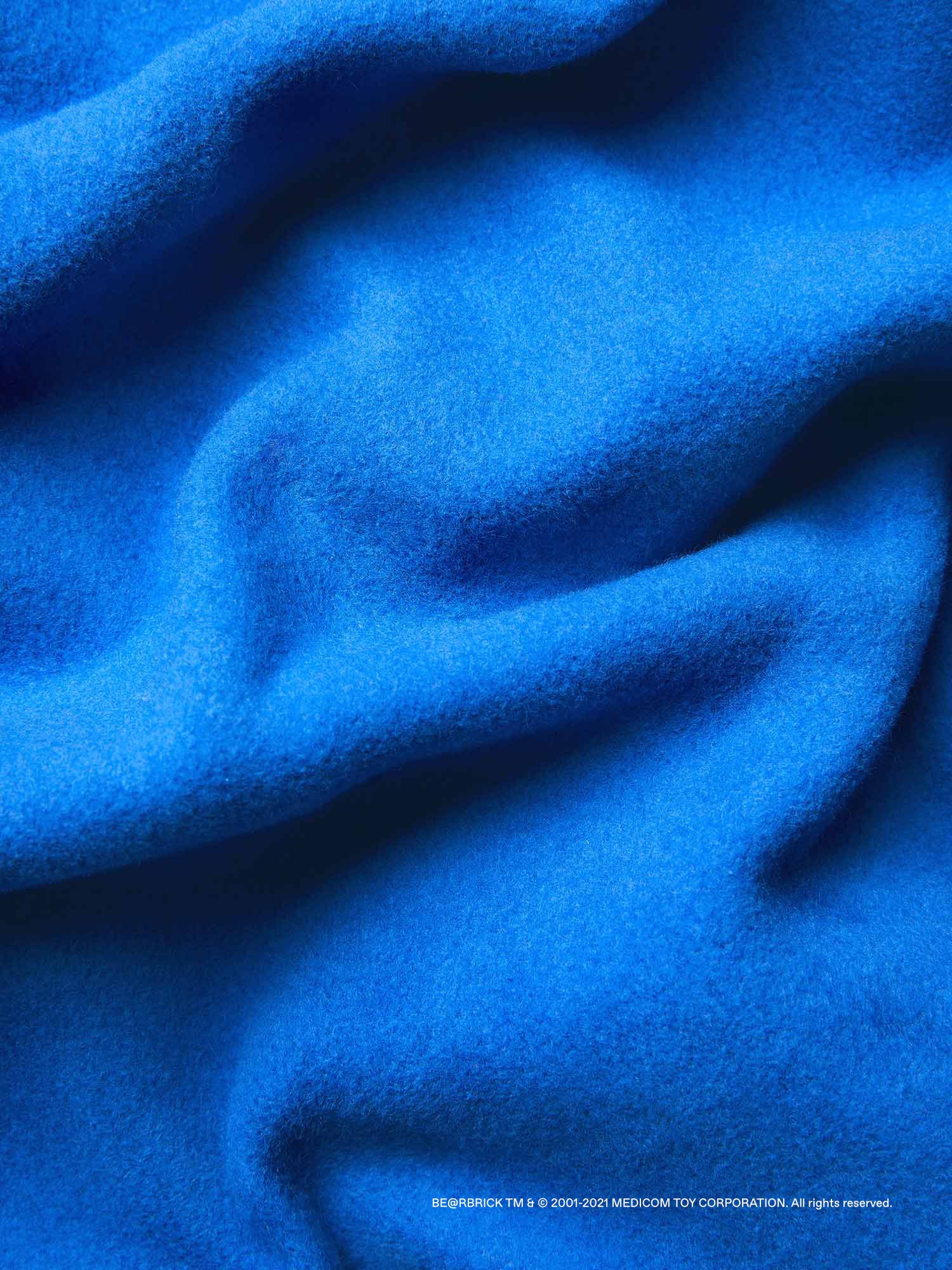 Pangaia Haroshi Bearbrick Organic Hoodie Cobalt Blue