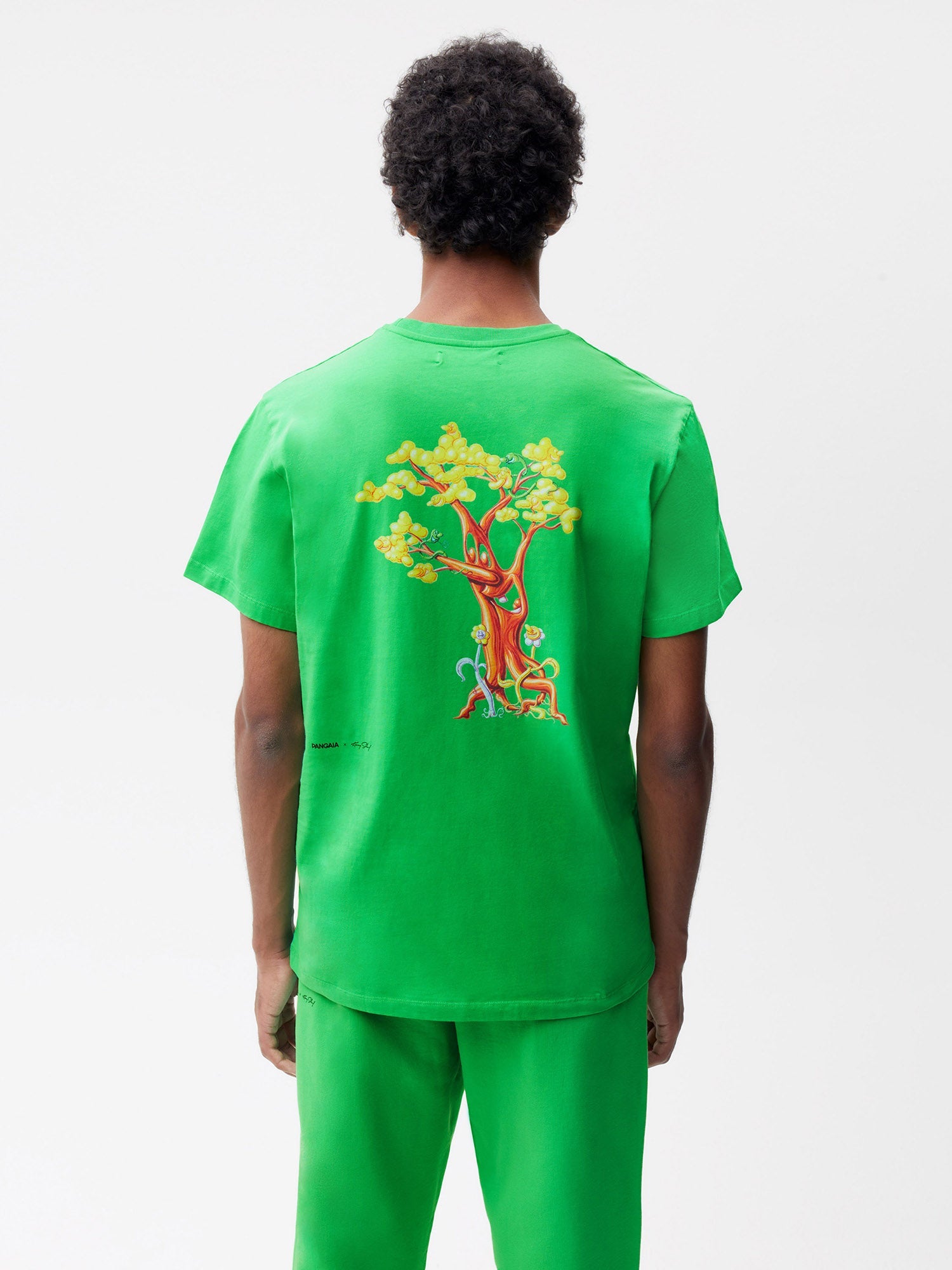 Pangaia-Kenny-Scharf-Organic-Cotton-T-Shirt-Paradis-Perdu-Jade-Green-Male-2