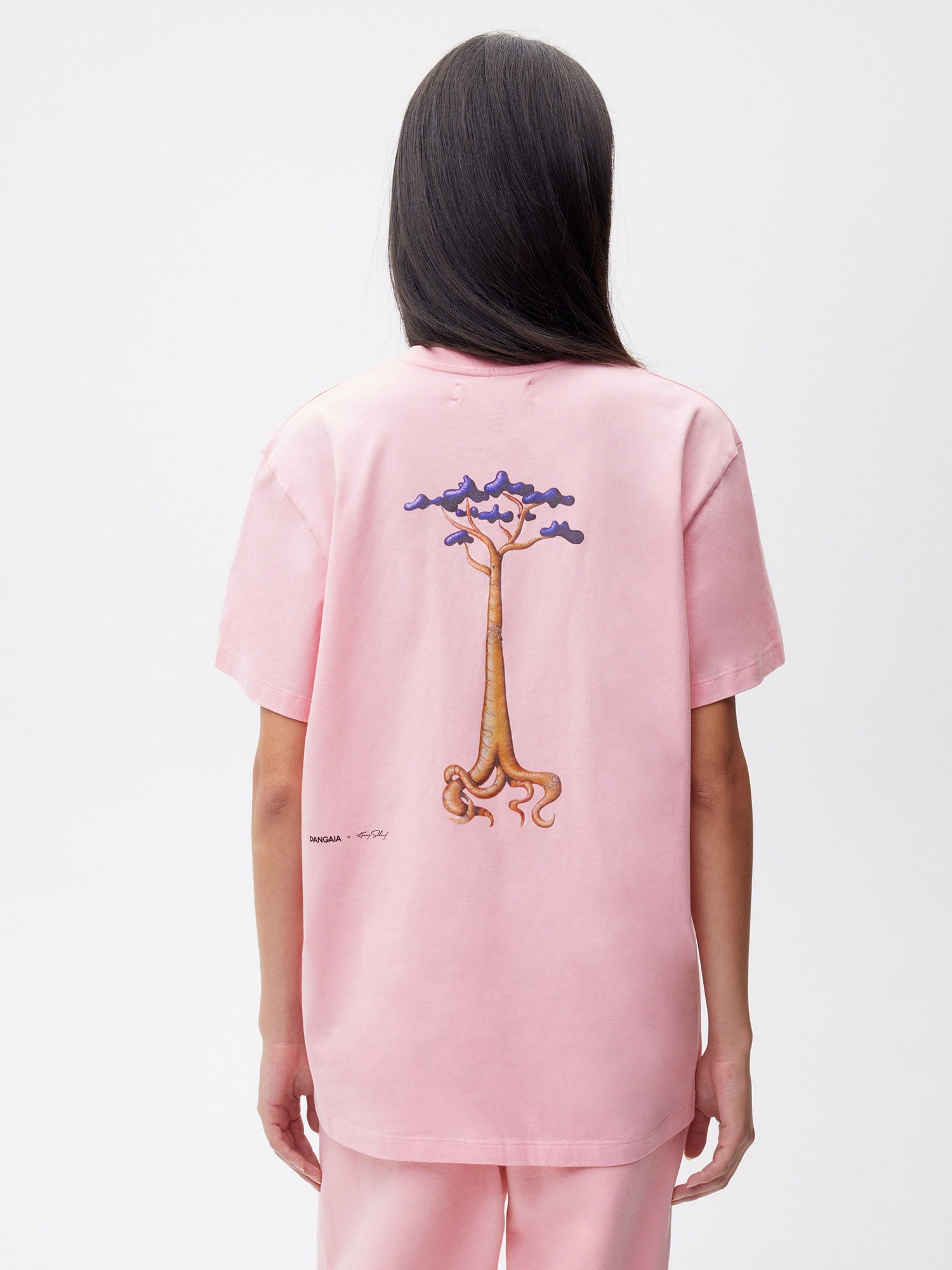 Pangaia-Kenny-Scharf-Organic-Cotton-T-Shirt-Swamp-Style-Sakura-Pink-Female-2