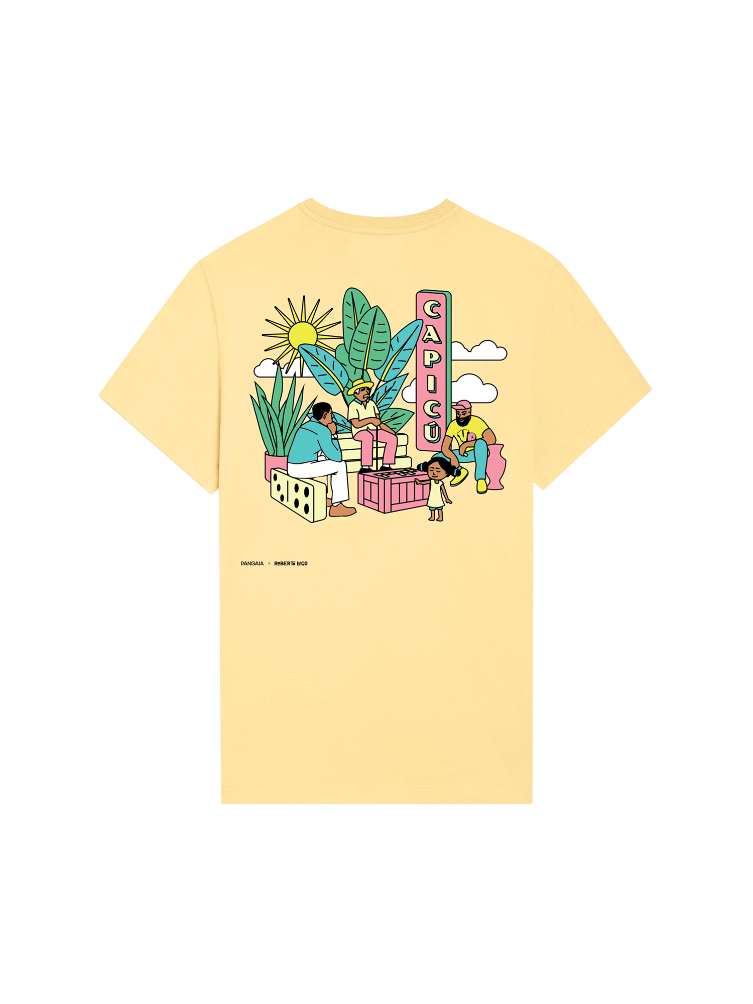Pangaia-Roberto-Lugo-T-Shirt-Dominos-Graphic-Buttercup-Yellow-packshot-3