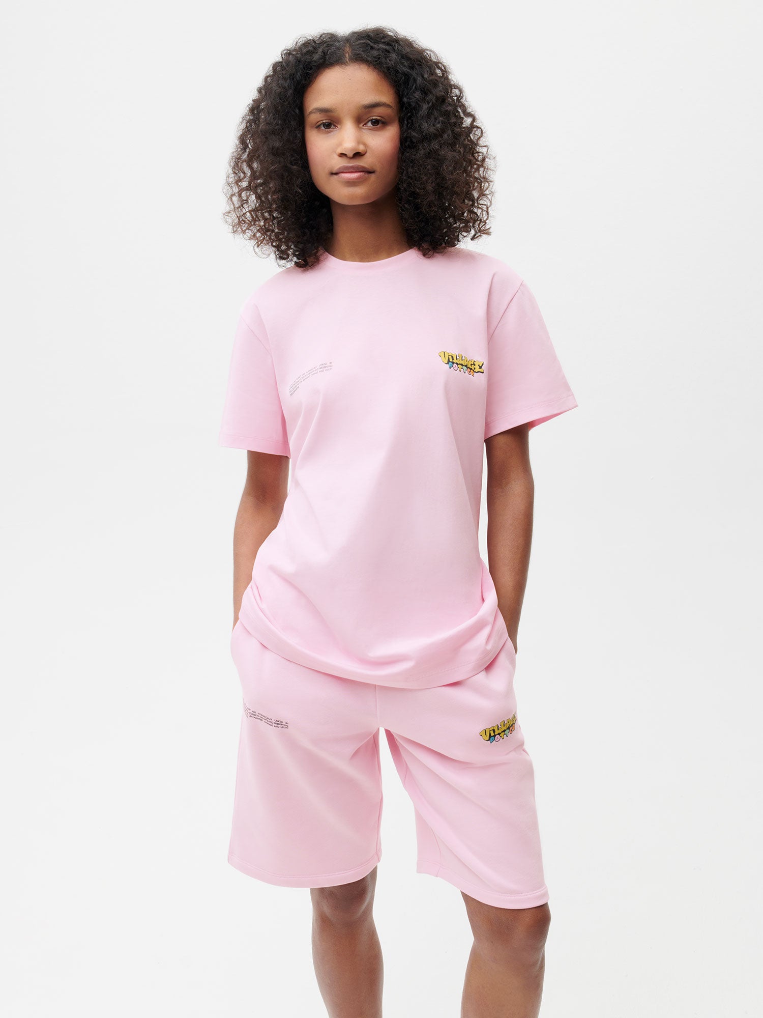 Pangaia-Roberto-Lugo-T-Shirt-Dominos-Graphic-Funghi-Pink-Female-1