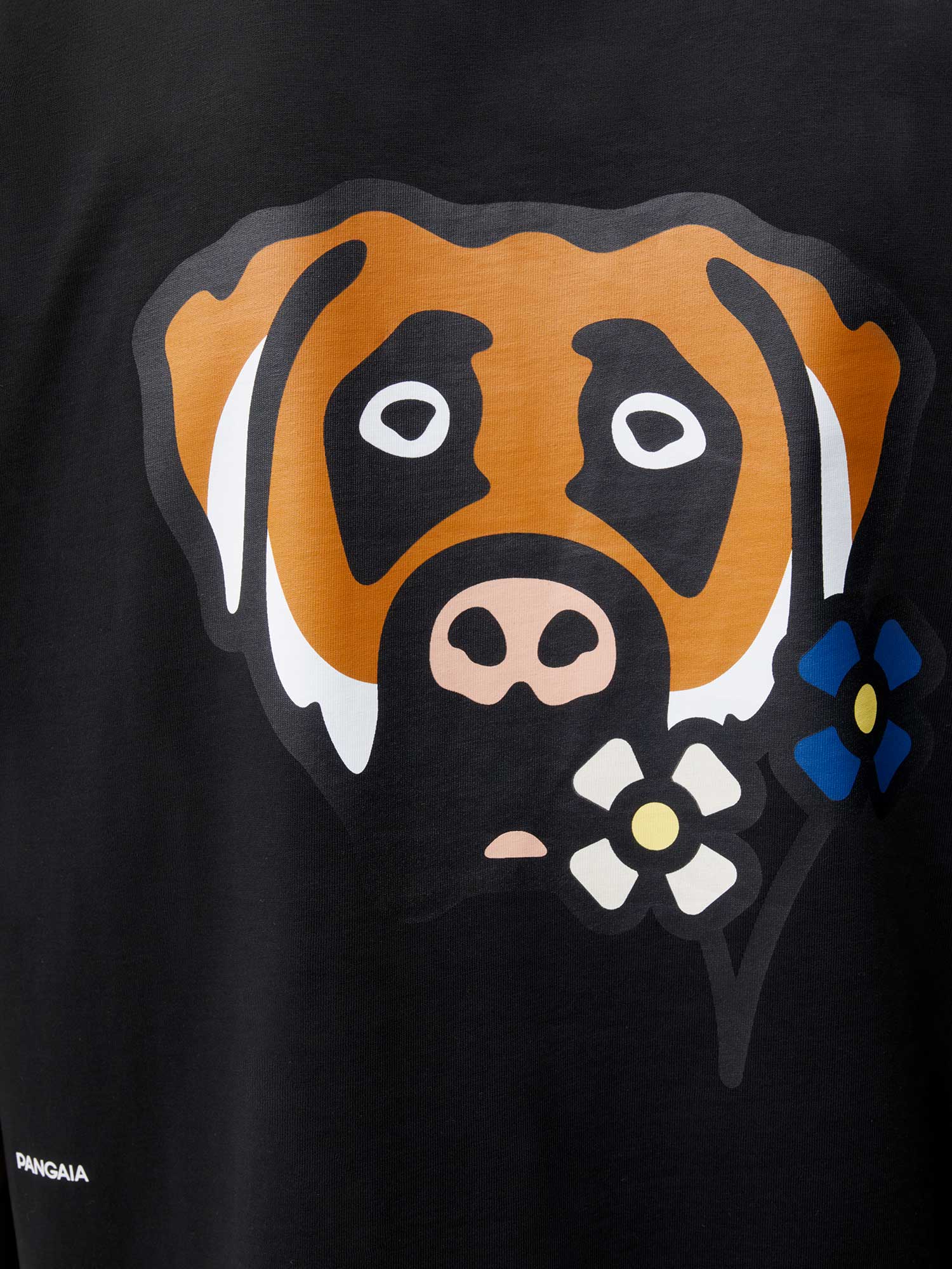 Pangaia-VictorVictor-Organic-Cotton-T-Shirt-Revised-Dog-Face-Black-Male-2