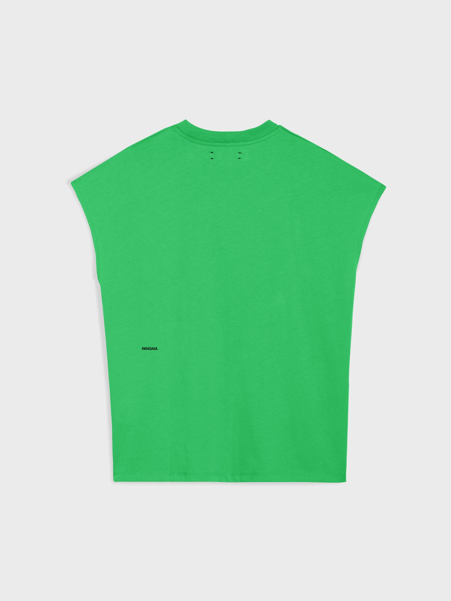 Peppermint Organic Cotton Cropped Shoulder T Shirt Jade Green
