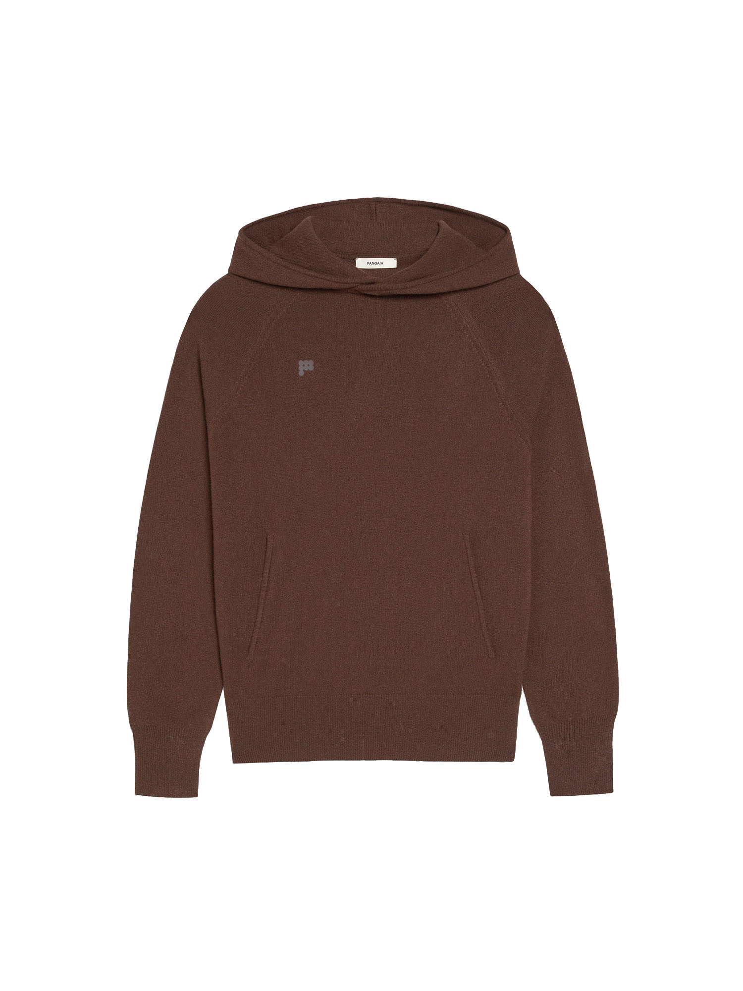 Recycled Cashmere Hoodie—chestnut brown-packshot-3