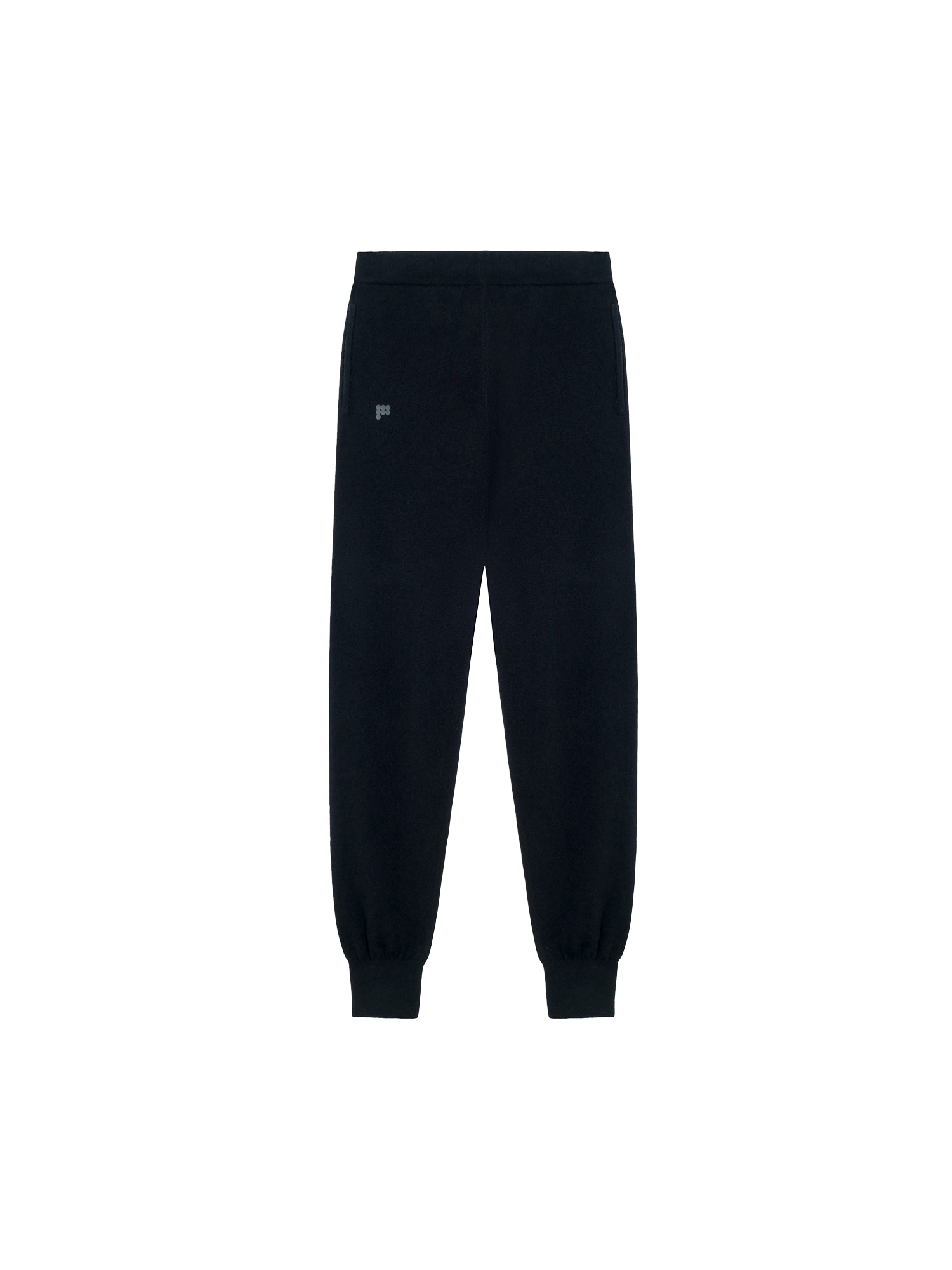 Recycled Cashmere Track Pants—black-packshot-3