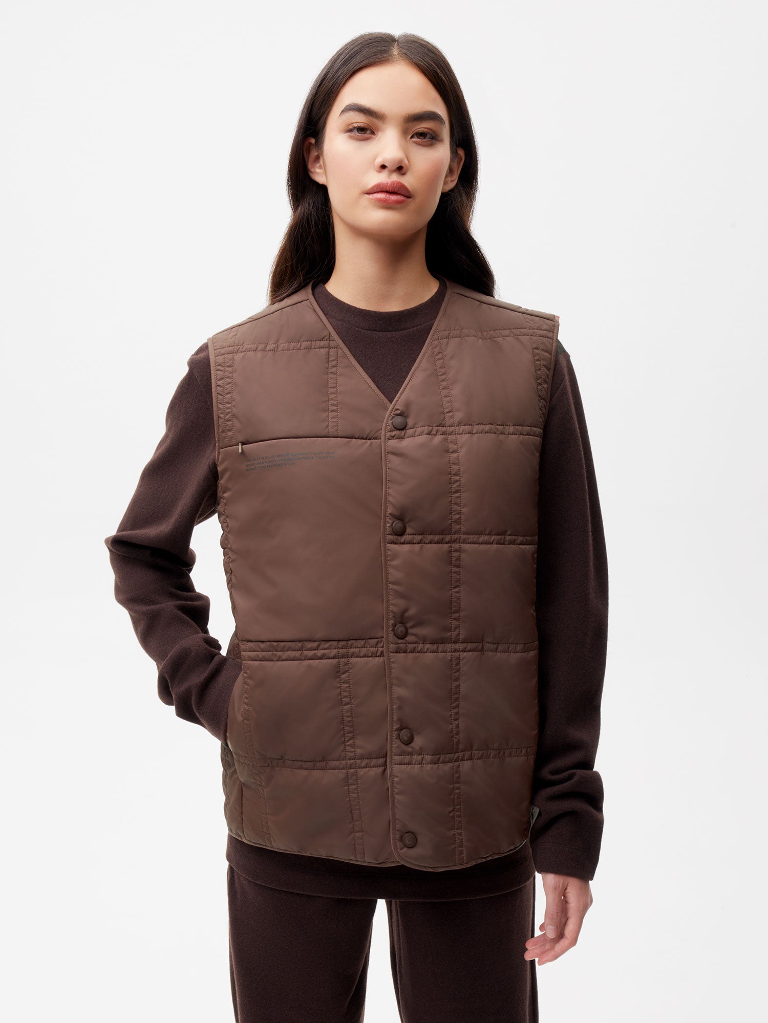 Recycled-Nylon-NW-Flwrdwn-Quilted-Gilet-Chestnut-Brown-Female-1