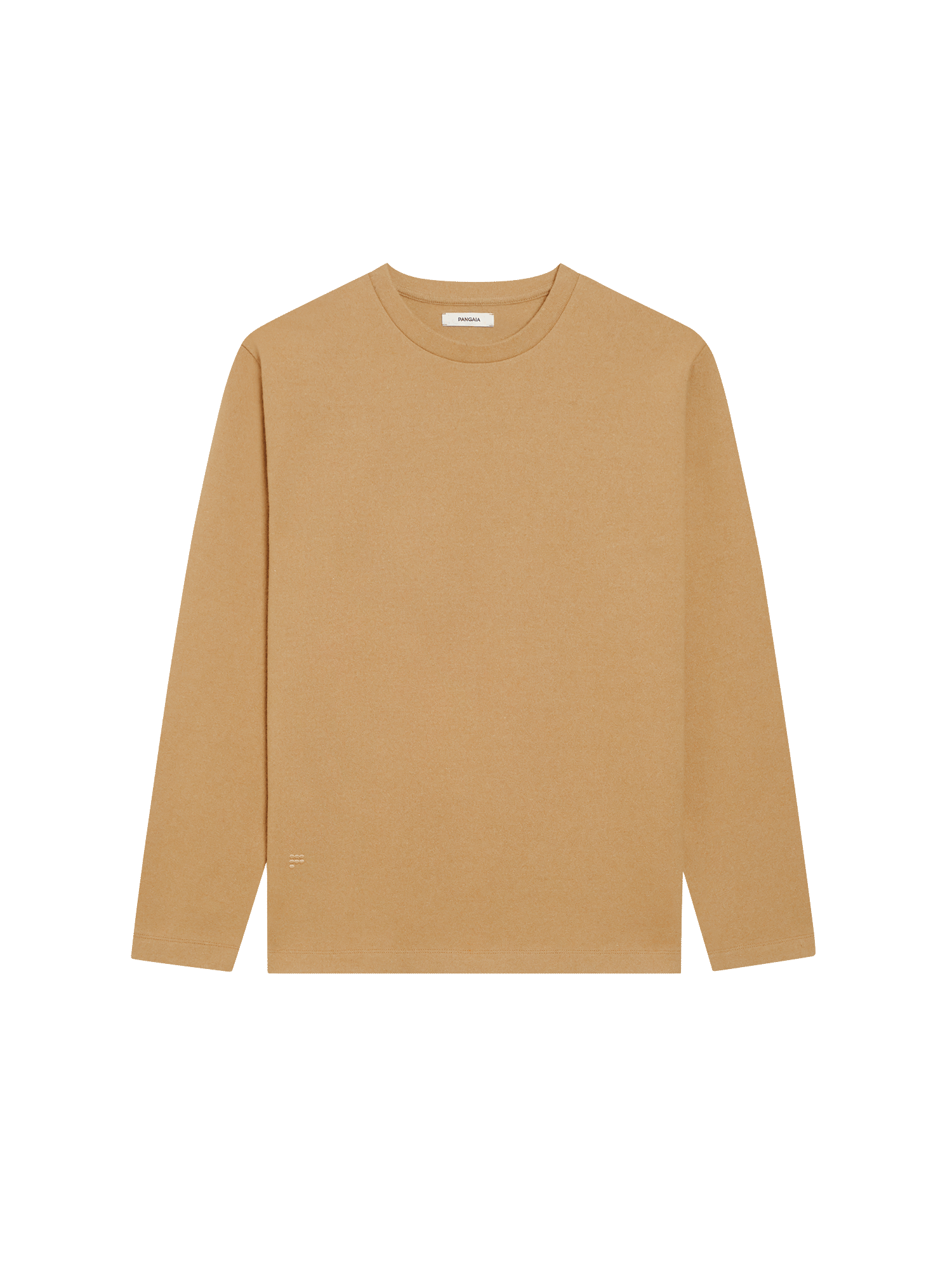 Recycled-Wool-Jersey-Long-Sleeve-T-Shirt-Camel-packshot-3