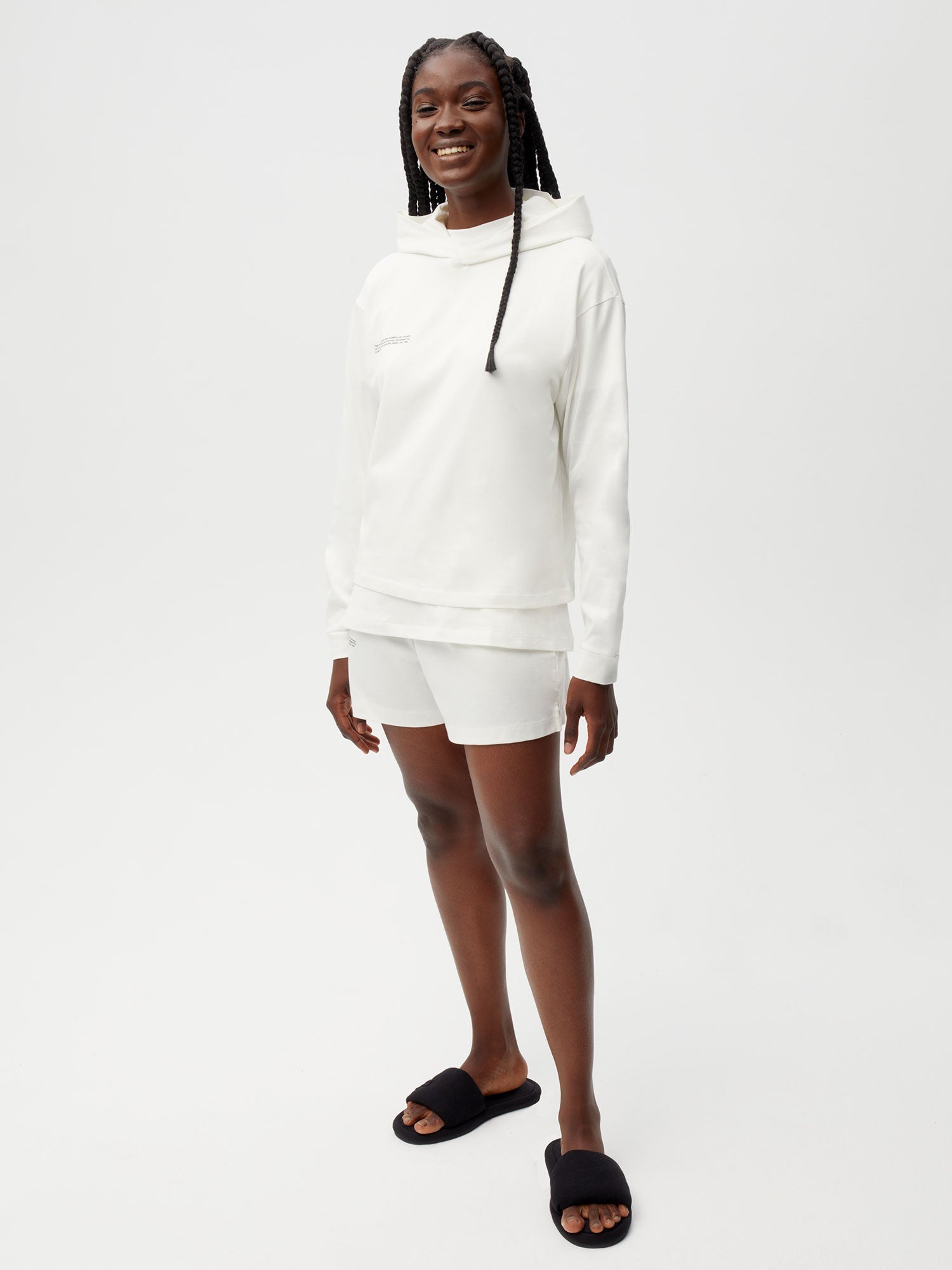 Seaweed Fiber Loungewear Shorts Off White Female